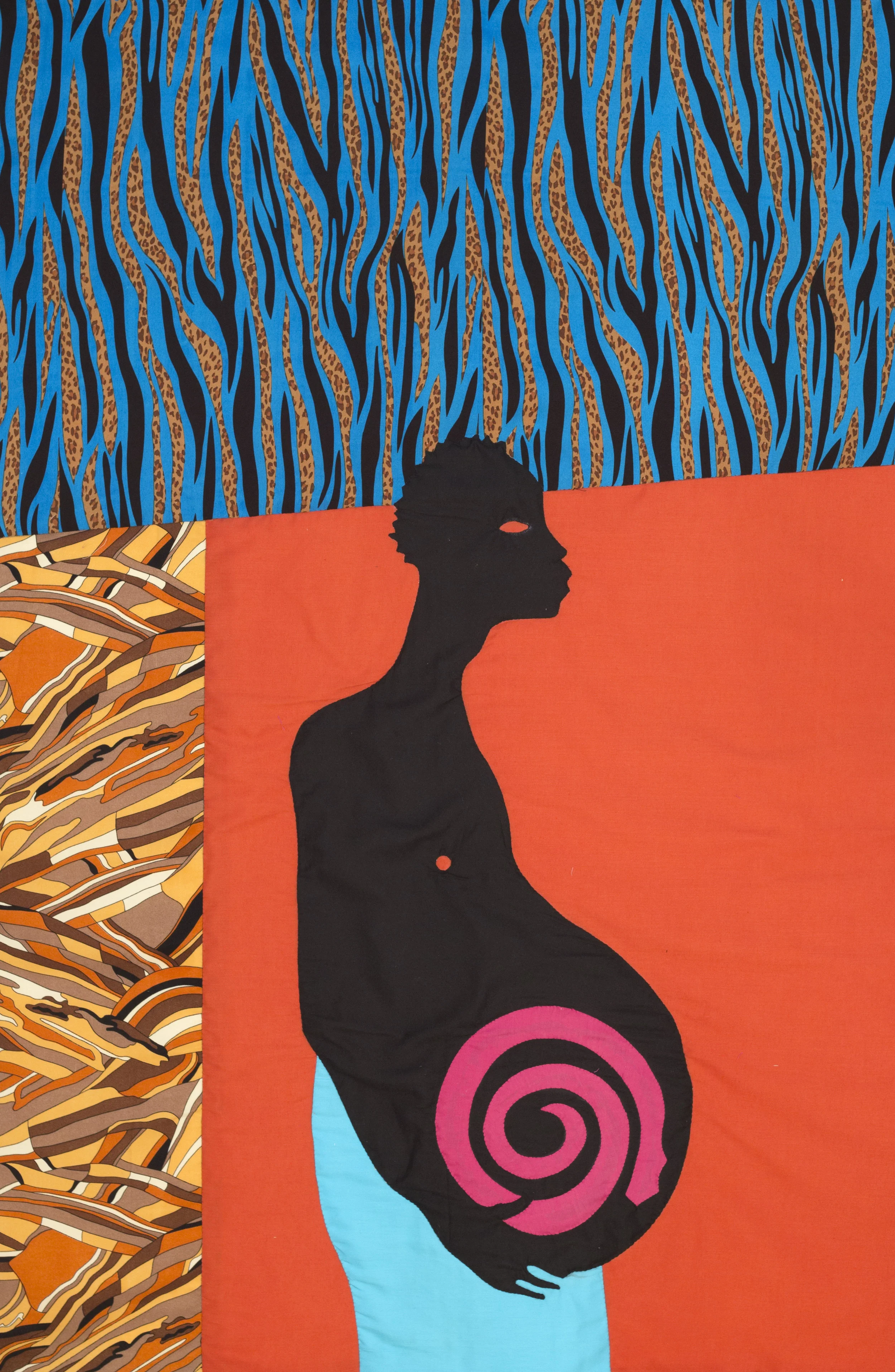 Christopher Myers Matriarch, 2016 Appliqué Fabric 57 1/2 x 37 inches