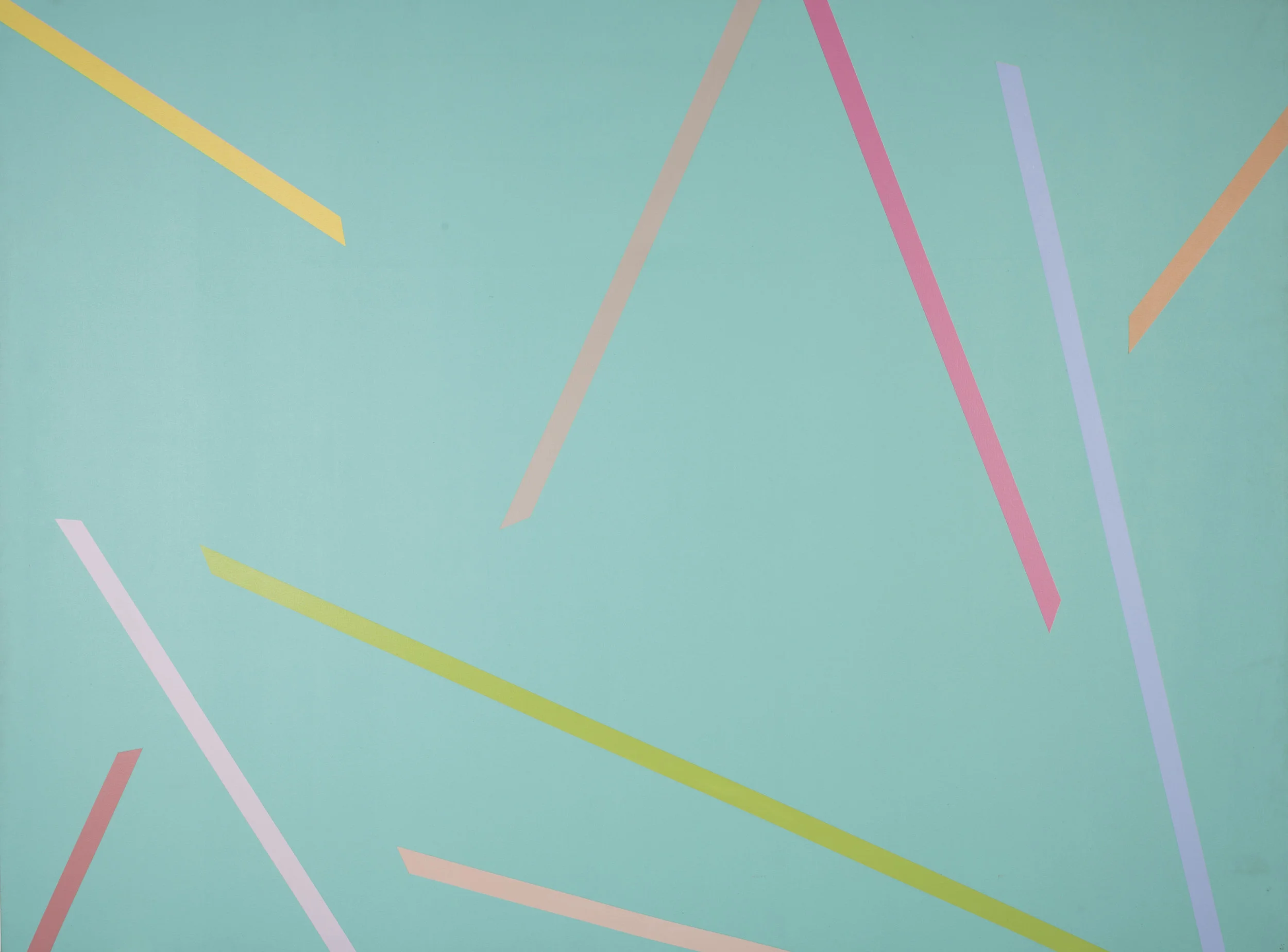Alan Cote Untitled; 1971 Acrylic on Canvas 90 x 120 inches