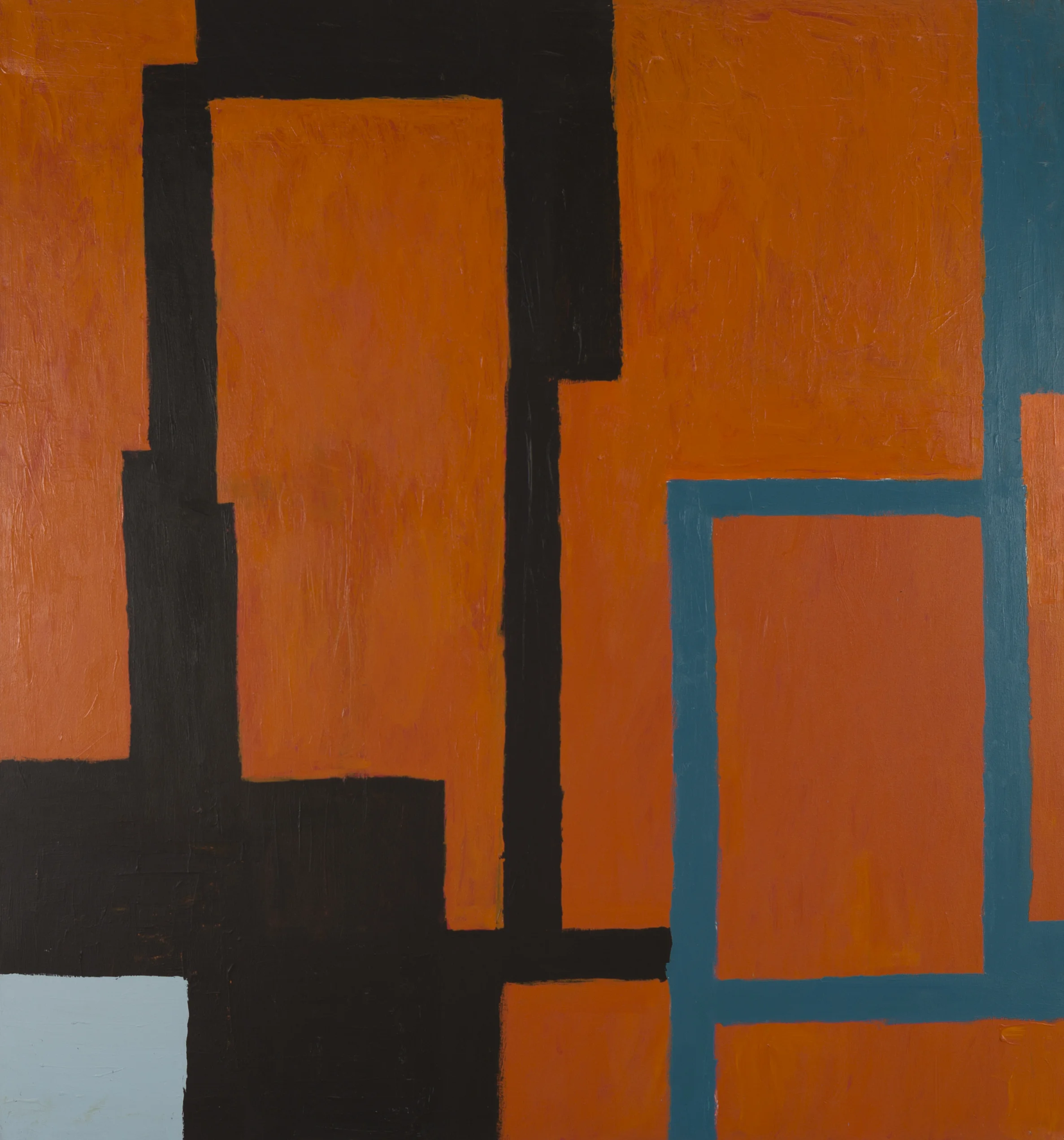 Alan Cote For Brancusi; 1978 Acrylic on Canvas 90 x 84 inches