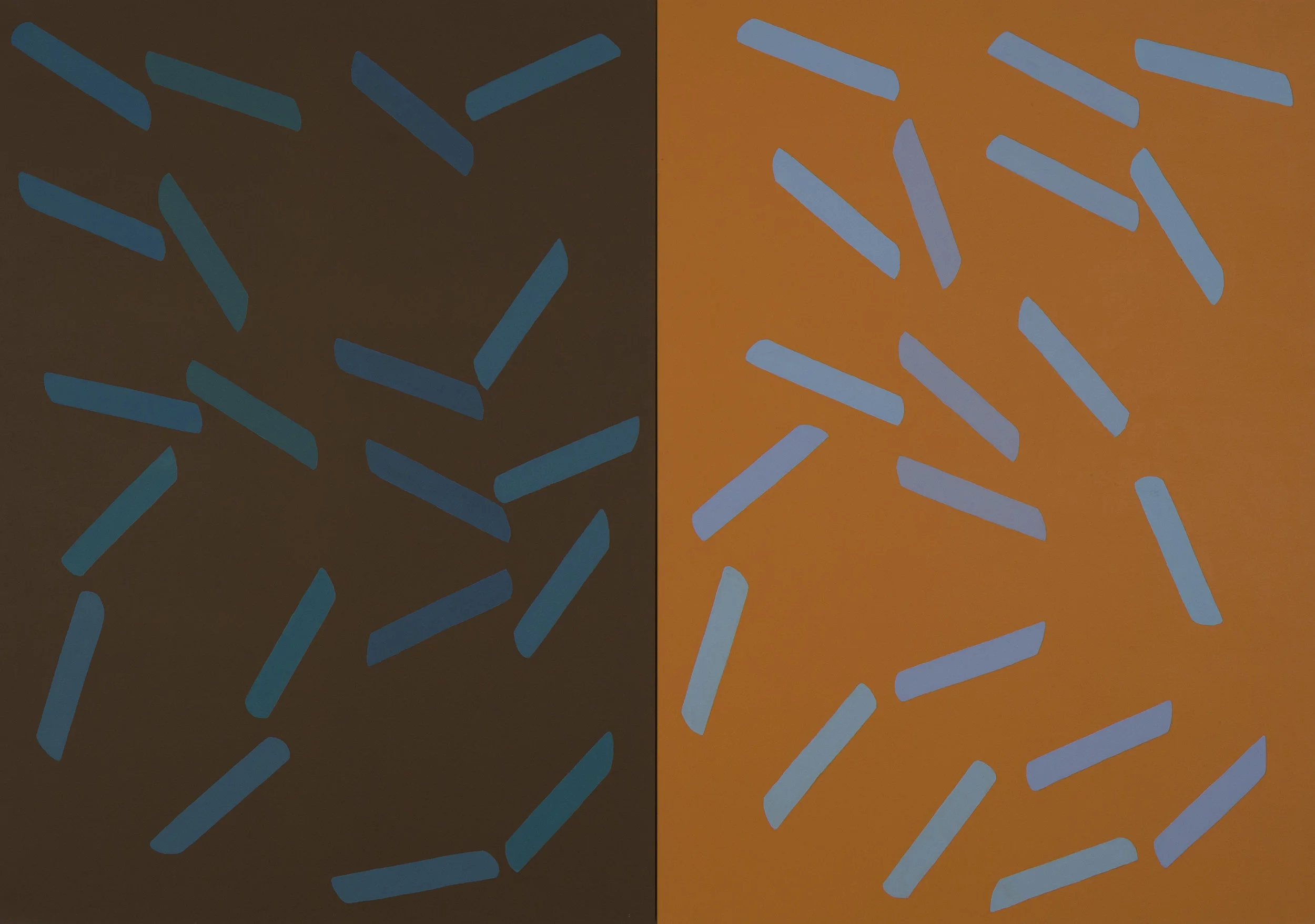 Alan Cote Untitled; 2011 Acrylic on Canvas 70 x 100 inches