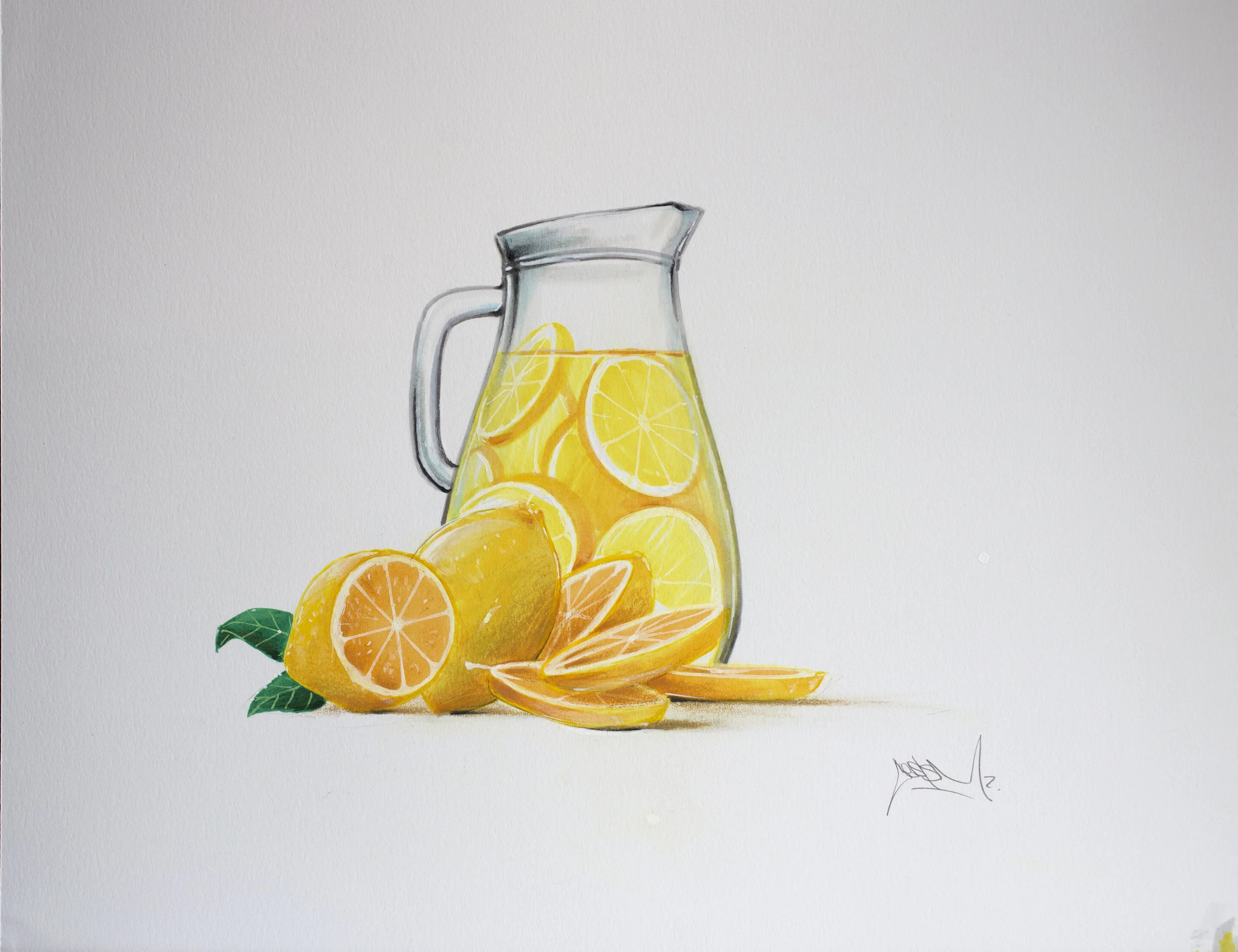 CES Untitled (Lemonade), 2018 Ink on paper 11 x 14 inches