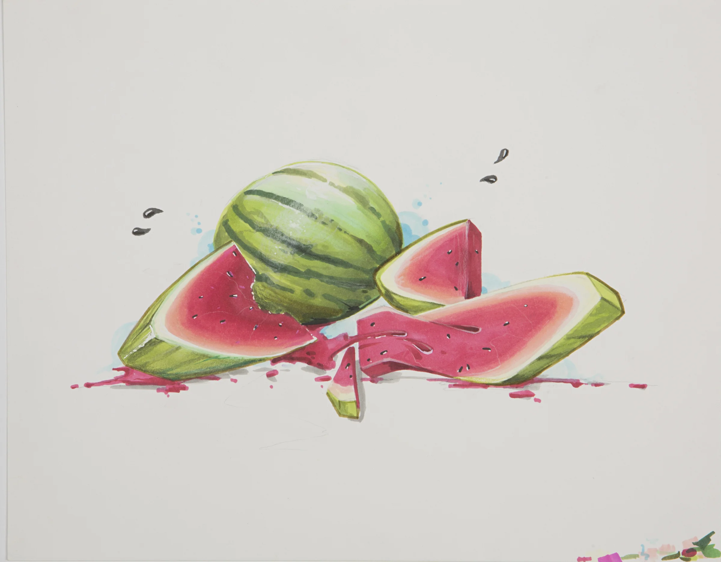 CES Melonoma, 2013 Ink on paper 11 x 14 inches