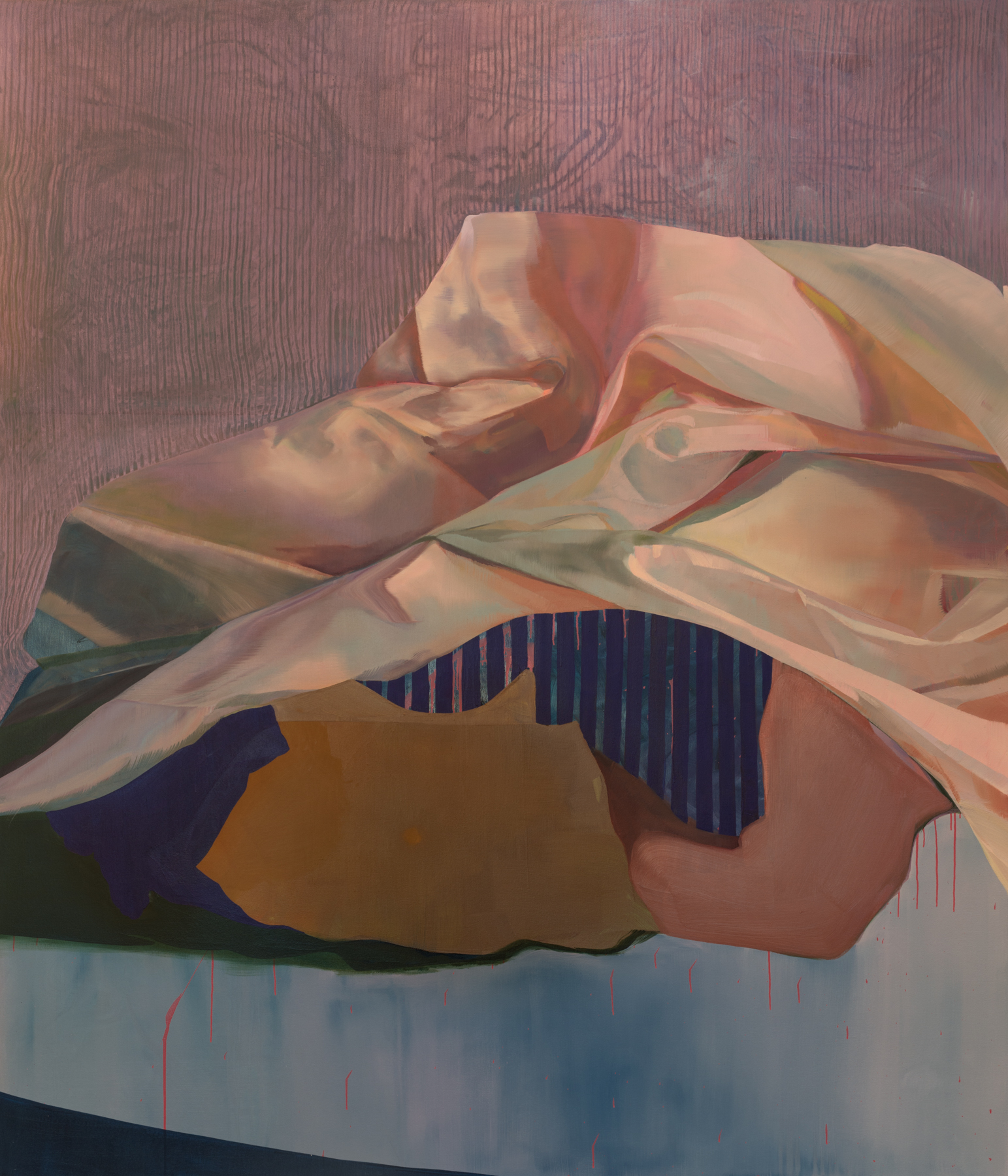 Laurel Shear My Bed My Dream, 2017 Oil on Canvas 84 x 72 inches