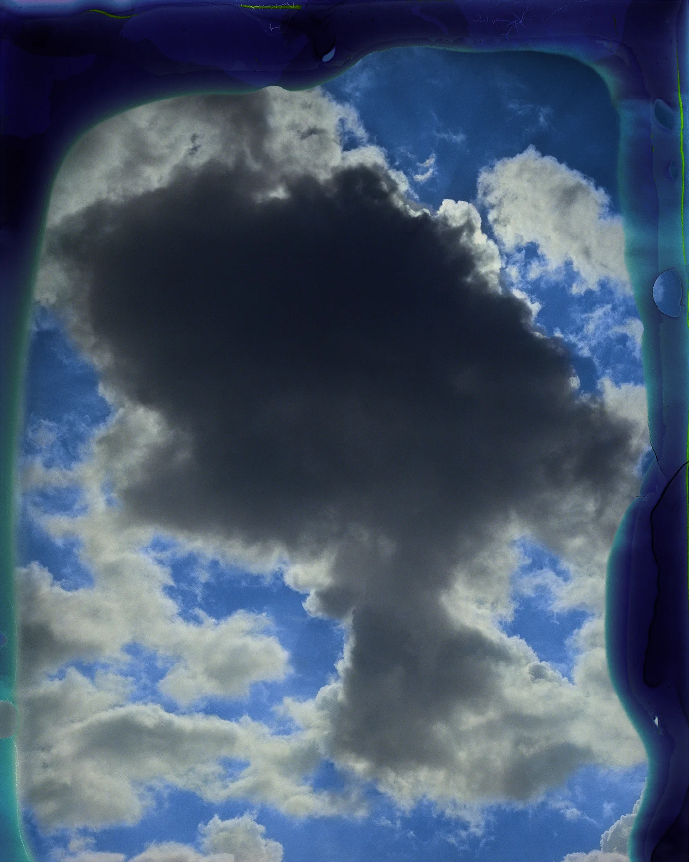 Scott McFarland Untitled #8 (Sky Leaks) 2016 Transmounted chromogenic print displayed in LED lightbox 50 x 40 inches