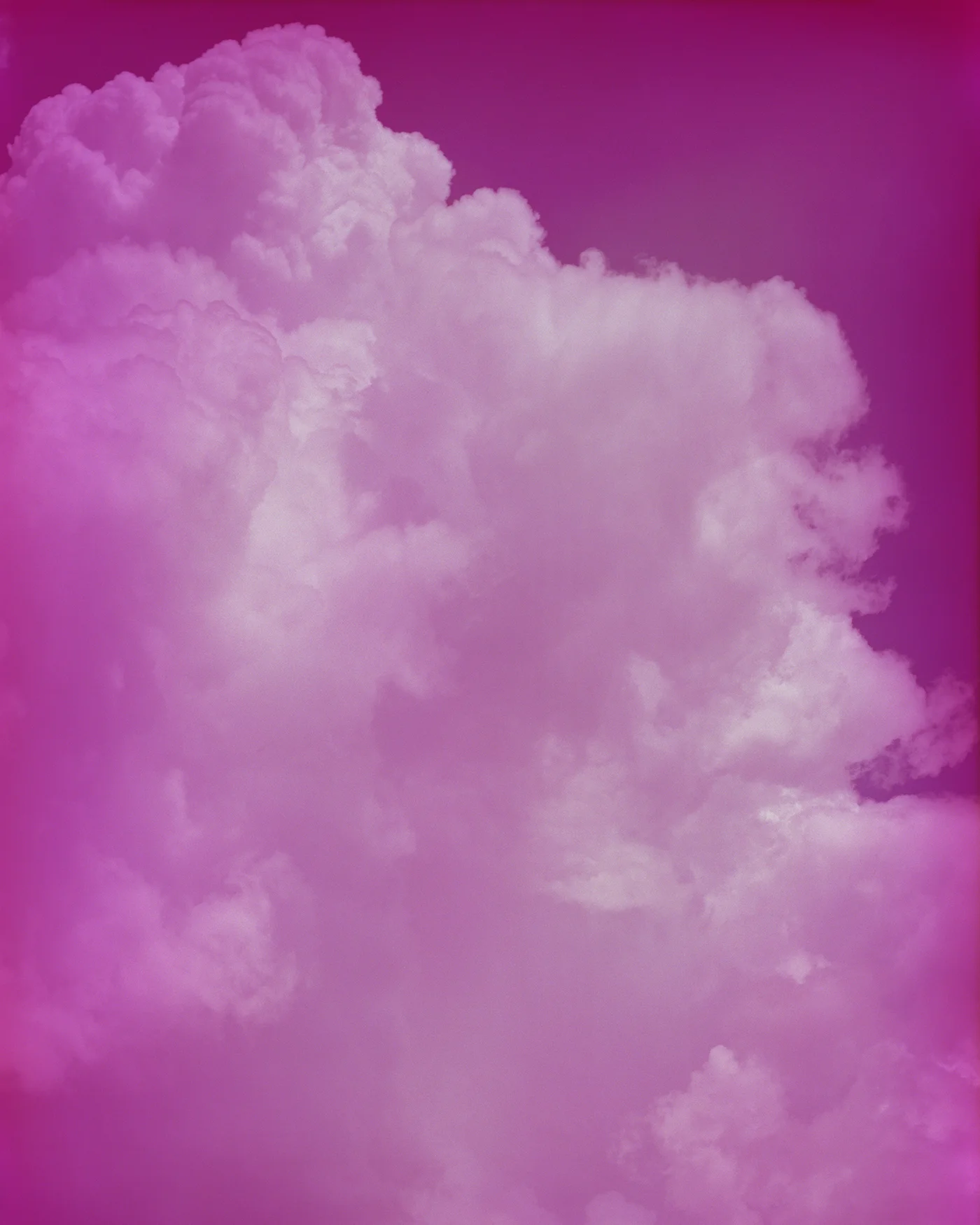 Scott McFarland Untitled #10 (Sky Leaks) 2016 Transmounted chromogenic paper displayed in LED lightbox 50 x 40 inches