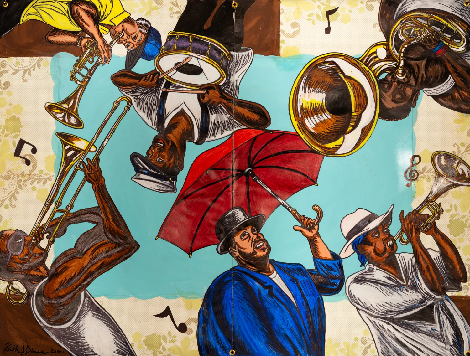Keith Duncan The second line #1, 2010-2011 Acrylic on paper 36 x 48 inches
