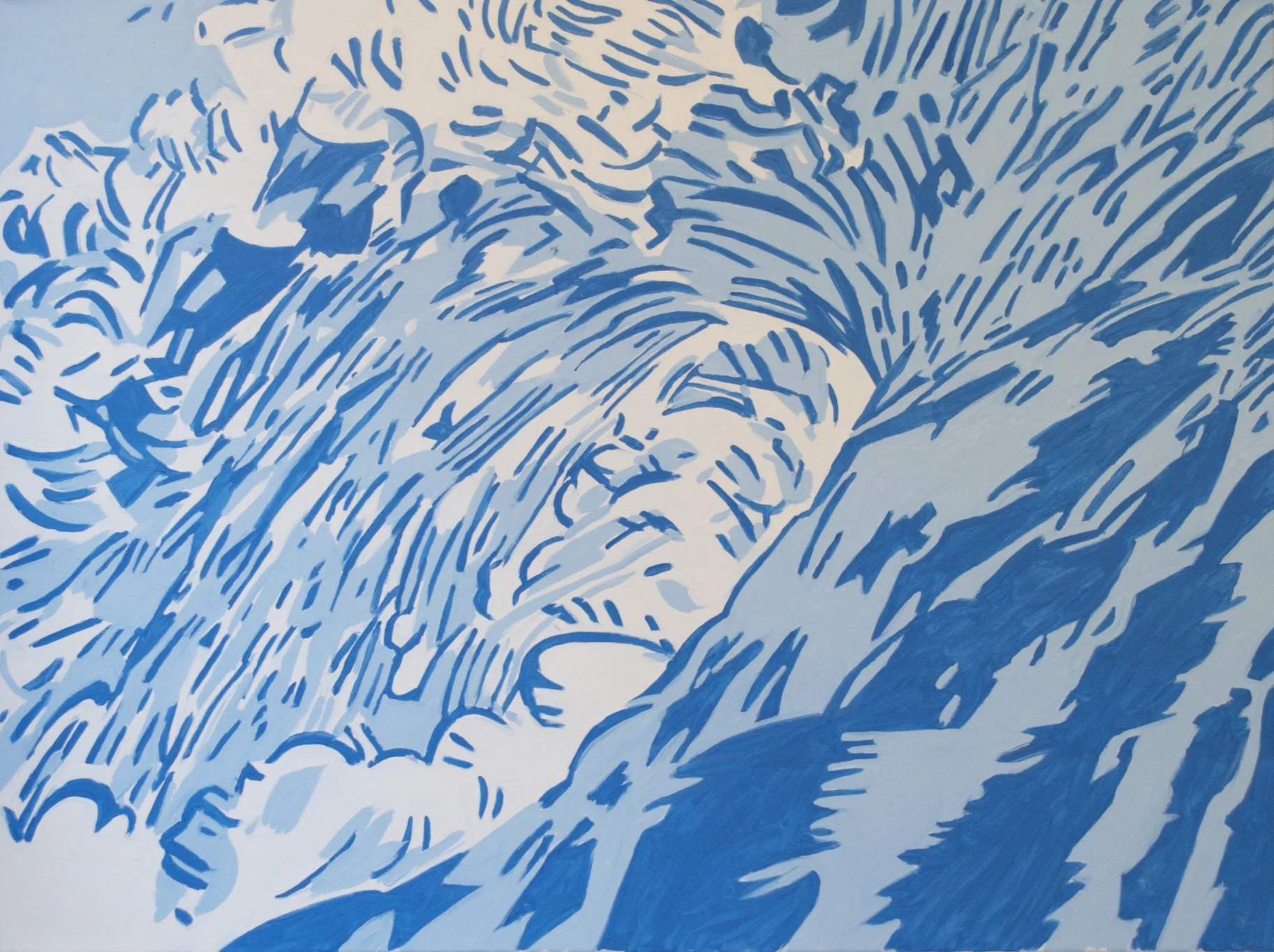 Roy Fowler Hydra (Water Monster), 2017 Oil on canvas 36 x 48 inches