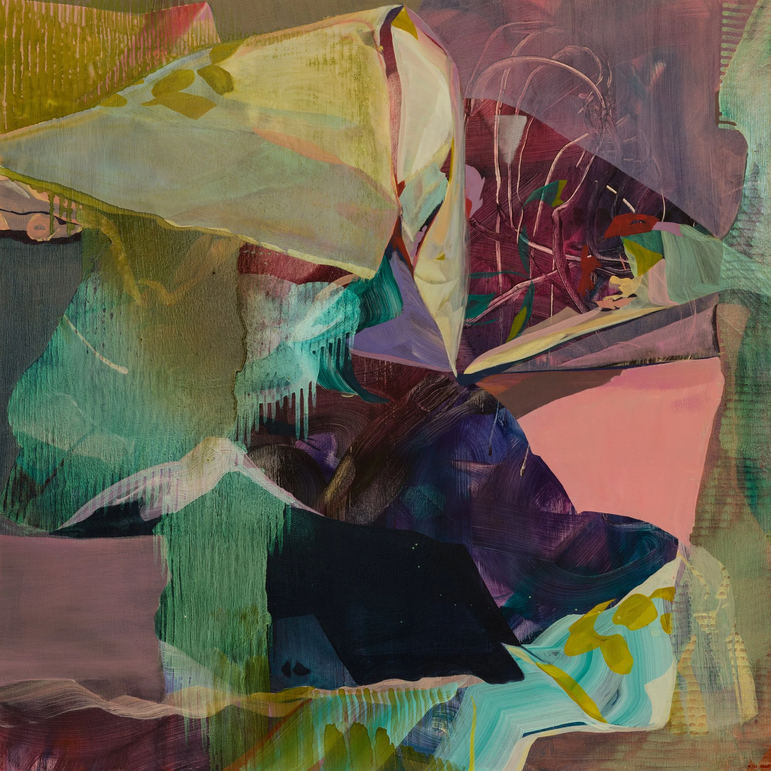 Laurel Shear Love, 2018 Oil on canvas 48 x 48 inches