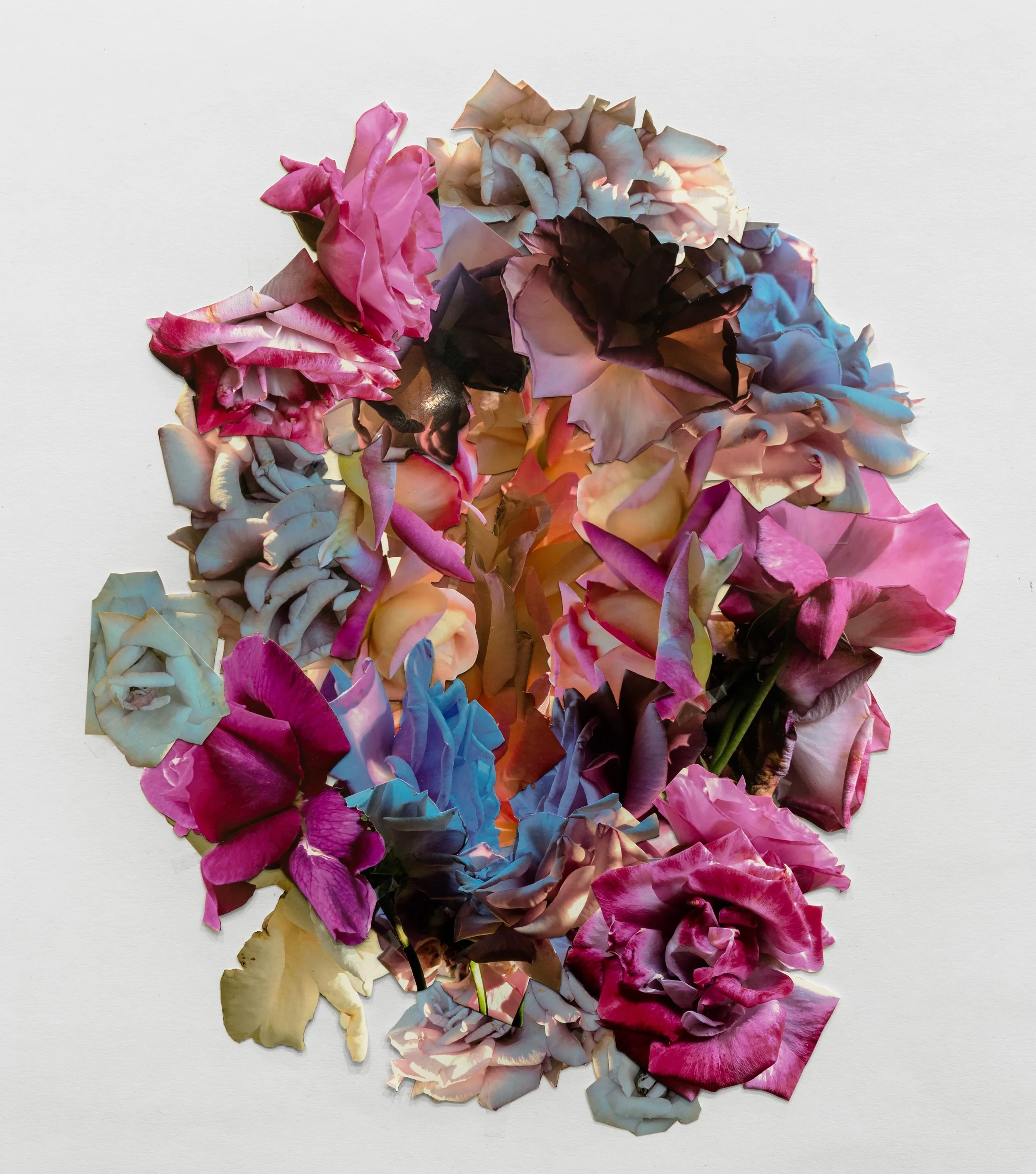 Laurel Shear Love, 2018 Collage on paper Unframed: 30 x 22 inches