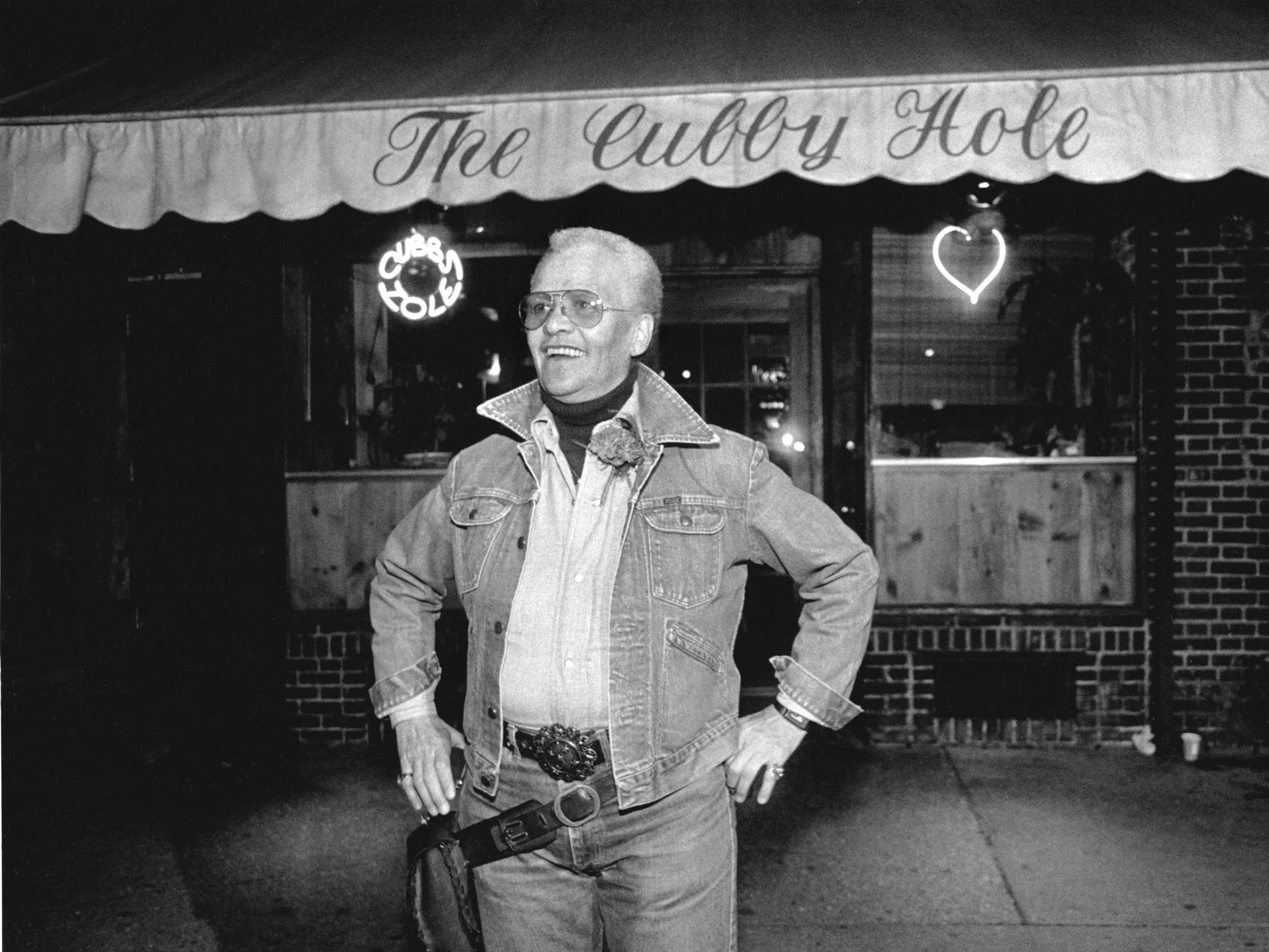 Joan E. Biren Stormé DeLarverie at the Cubby Hole, 1986 - printed 2019 Pigment inkjet print 9 x 11 in.
