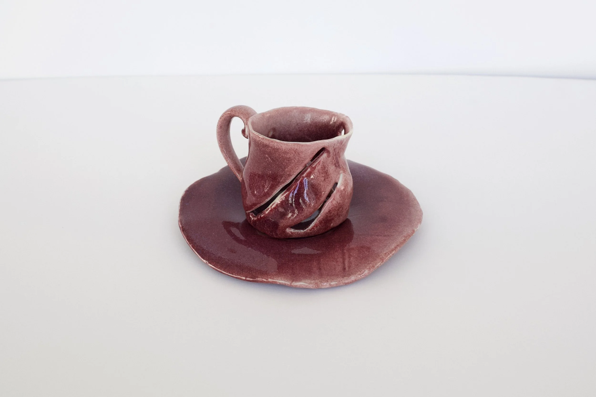 Zoë Buckman First It's Purple And Concentrated, 2019 Porcelain 3 1/2 x 6 x 6 1/4 inches