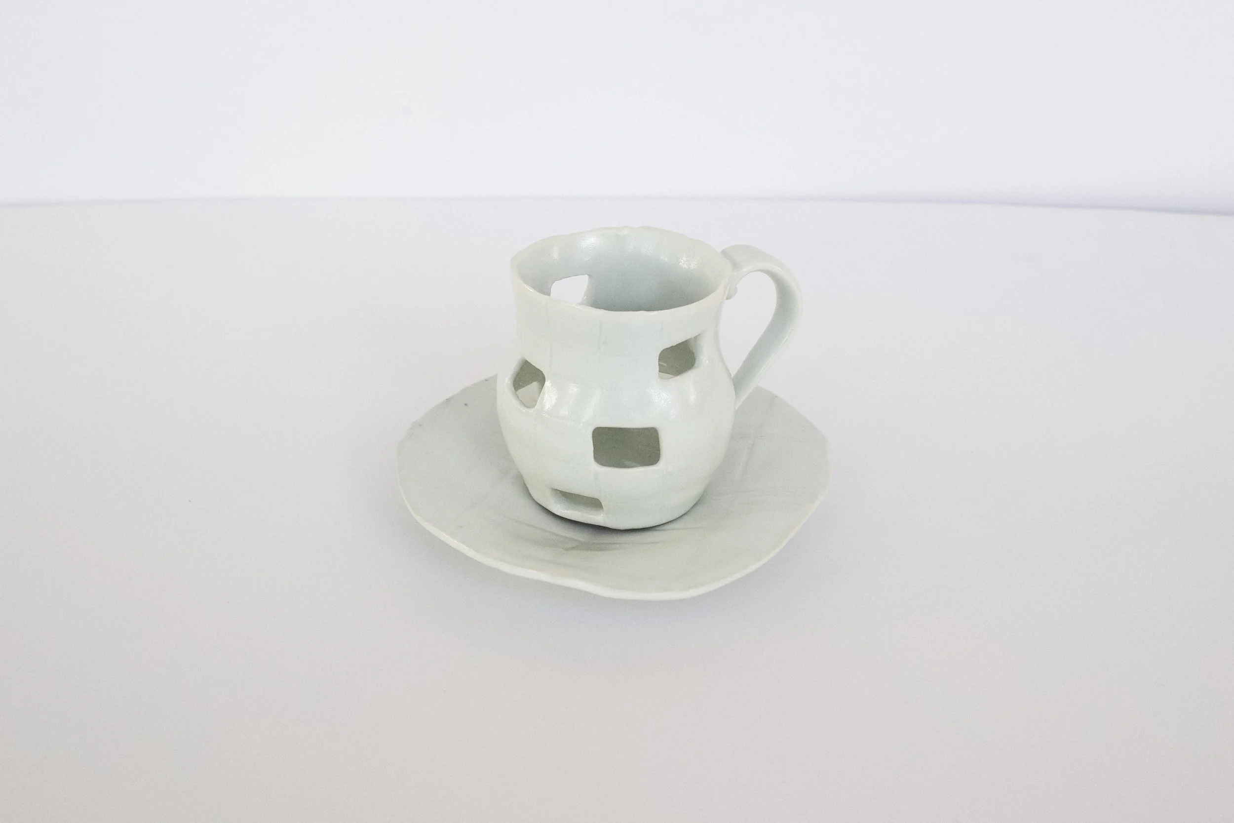 Zoë Buckman She Could Swear So Fucking Beautifully, 2019 Porcelain 3 1/2 x 5 x 5 inches