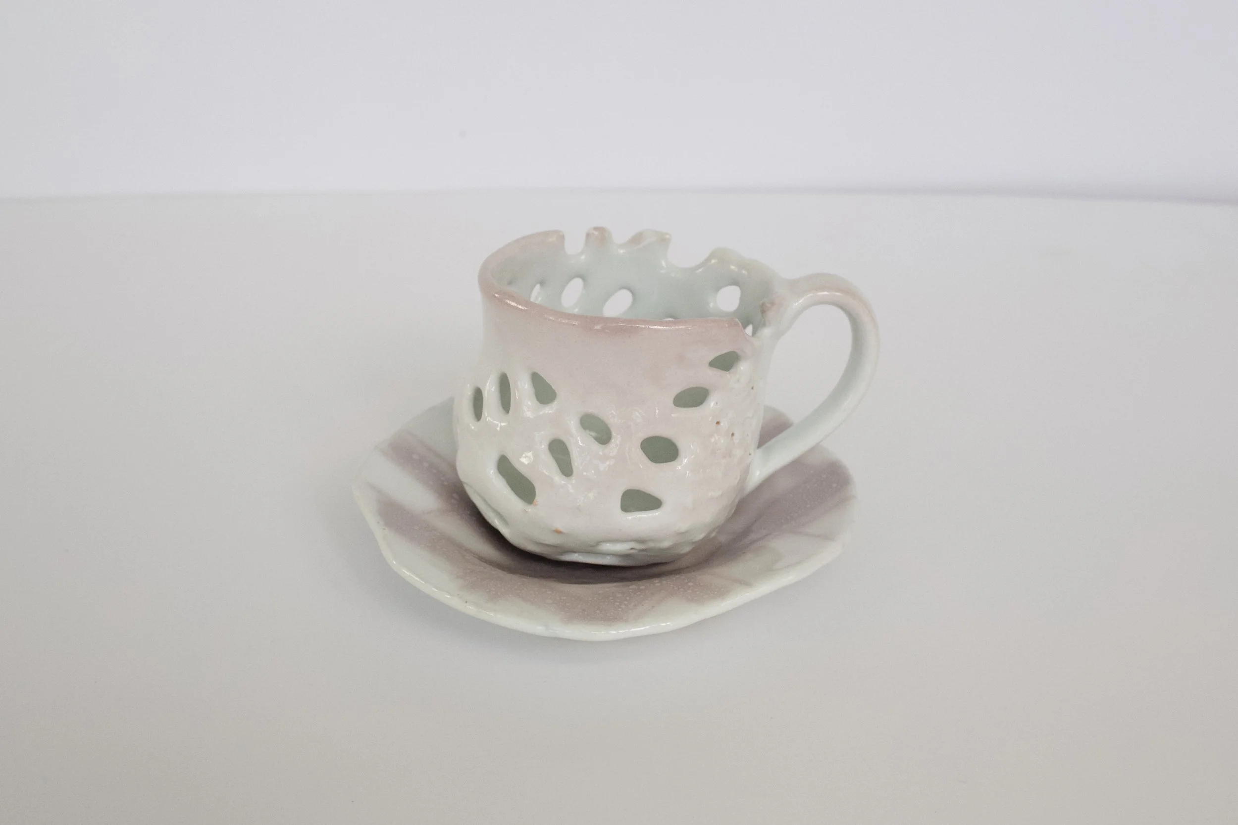 Zoë Buckman Pretty Shit Thanks, 2019 Porcelain 3 1/2 x 5 x 4 3/4 inches