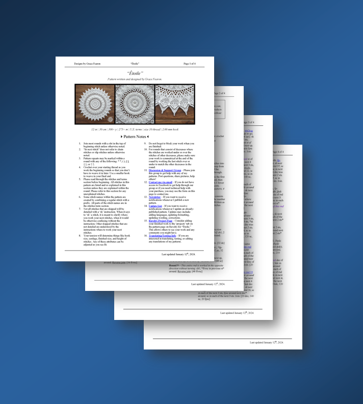 "Étoile" PDF Preview