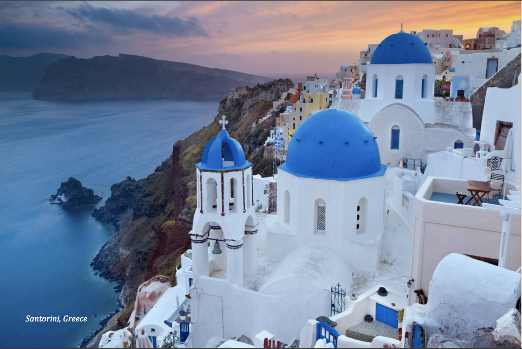  Stay in a beautiful white “Cave” hotel authentic and unique to the Islands of Greece   Scuba dive and explore underwater worlds in Santorini   Rent an ATV and drive around the smaller islands   Spend the day at Black Sand Beach with crystal blue wat