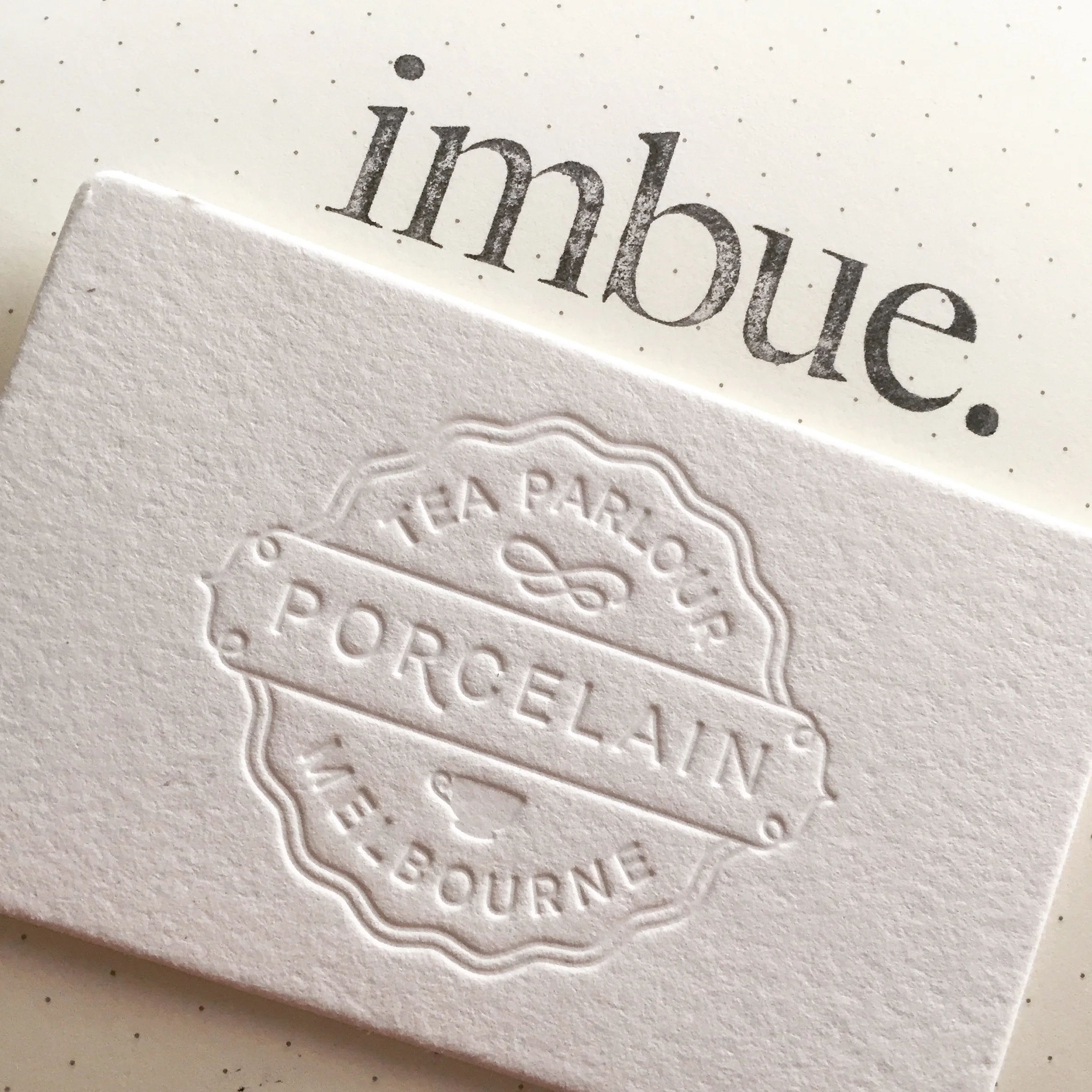 imbue. - Pop Up at Porcelain