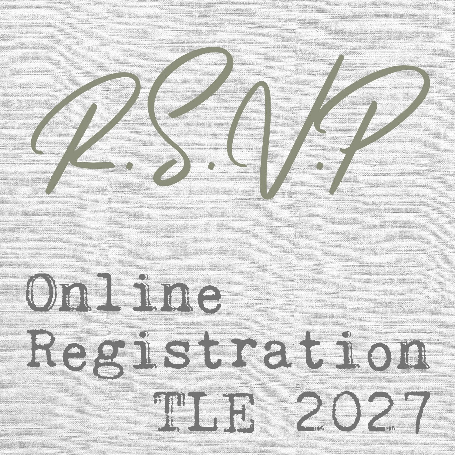 TLE 2027 Registration