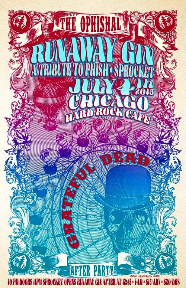 Here's the poster for our #GD50 Afterparty designed by Mike Sears