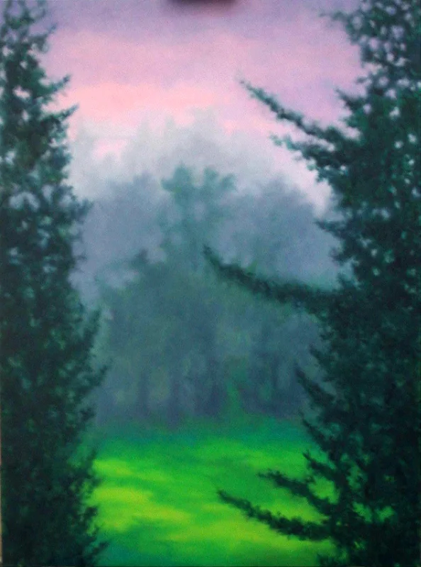 "Verona Dusk," Oil on Canvas, 40" h x 30" w, 2008