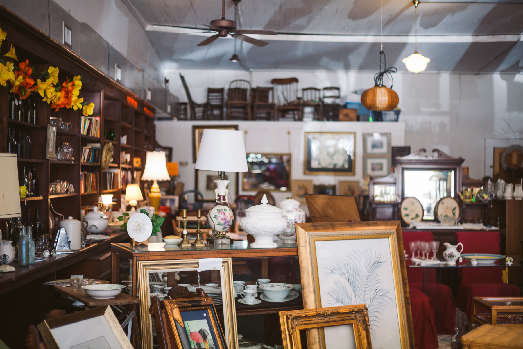  Ruby also owns an antique store that she and Dan opened together. Her son Dan Jr. now runs the shop.   “The building we bought in the early eighties. Dan liked to piddle with antiques—it started with that. We had a lot of dreams of traveling and doi