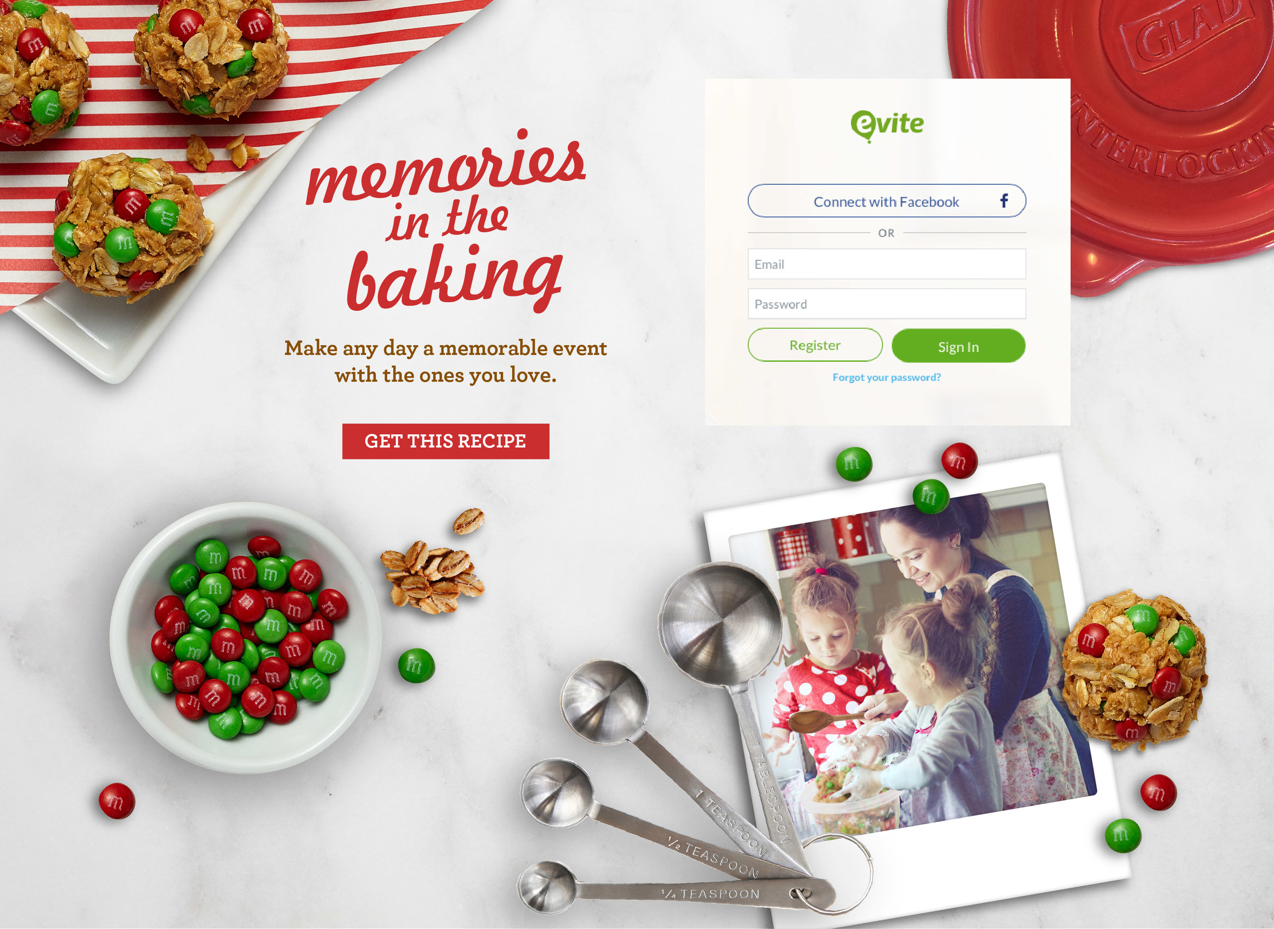 Evite—Page Takeover