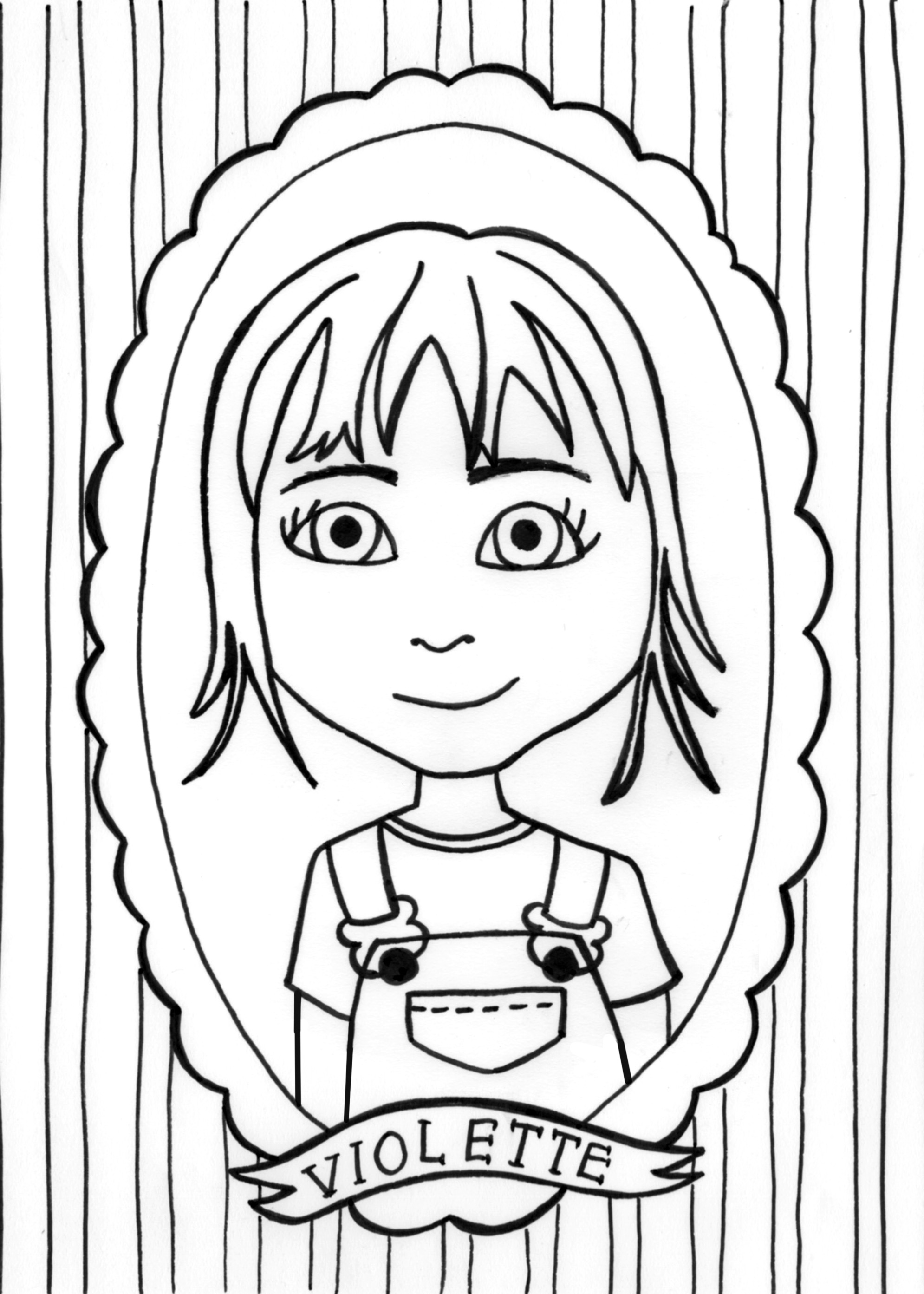 Violette Coloring Sheet