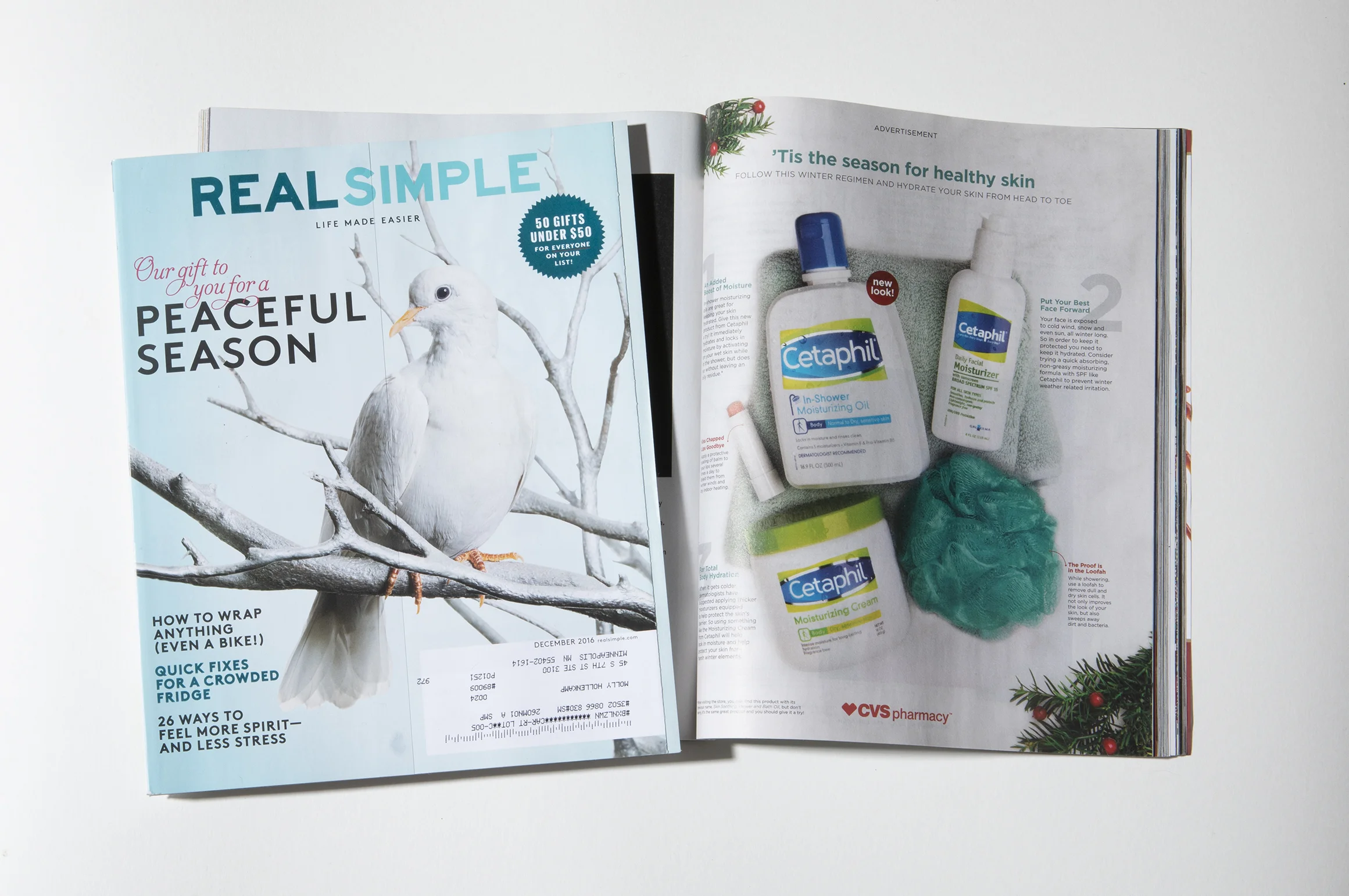 Real Simple Magazine Ad for CVS