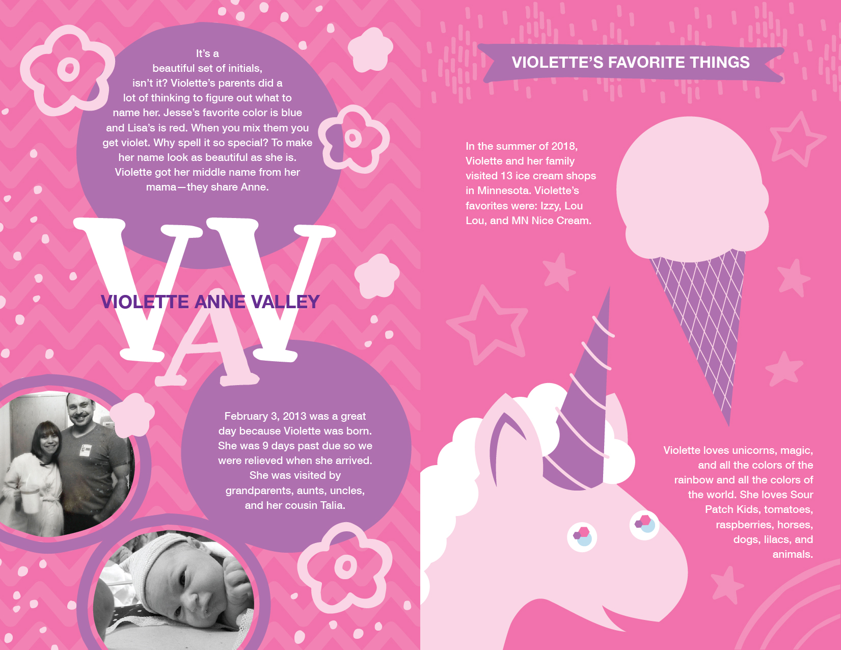 Booklet about Violette