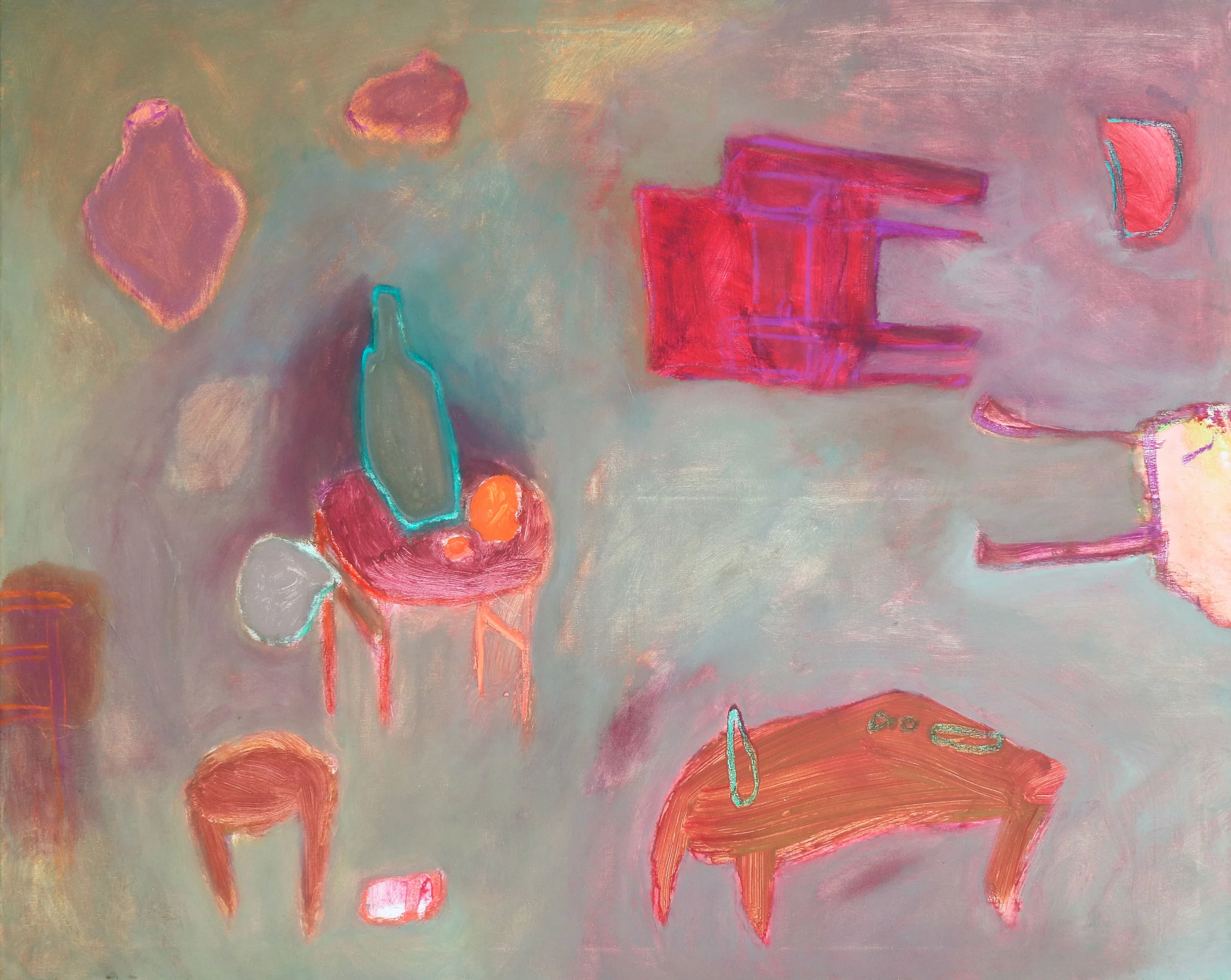 Red Chair in Mint Room I.jpg