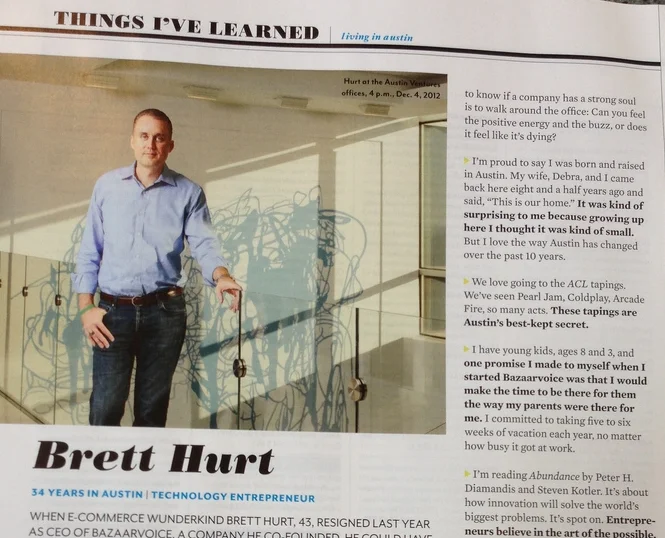 Things I've Learned (Austin Monthly)
