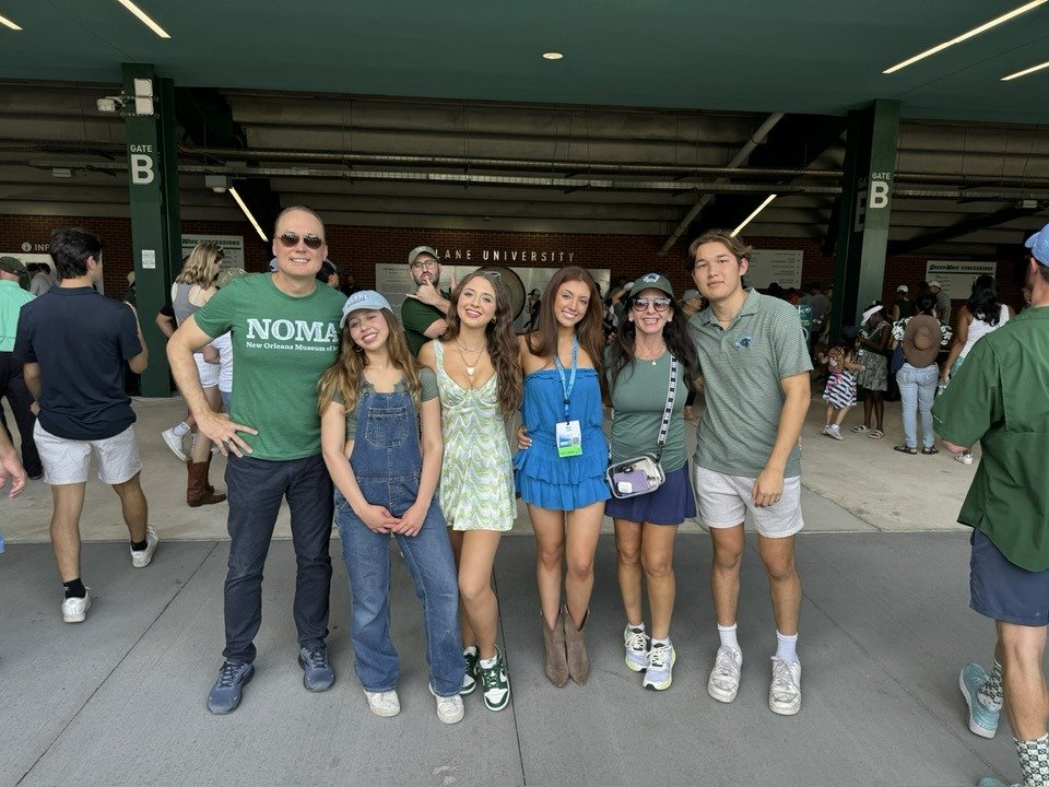 Visiting Rachel for Parents Weekend at Tulane