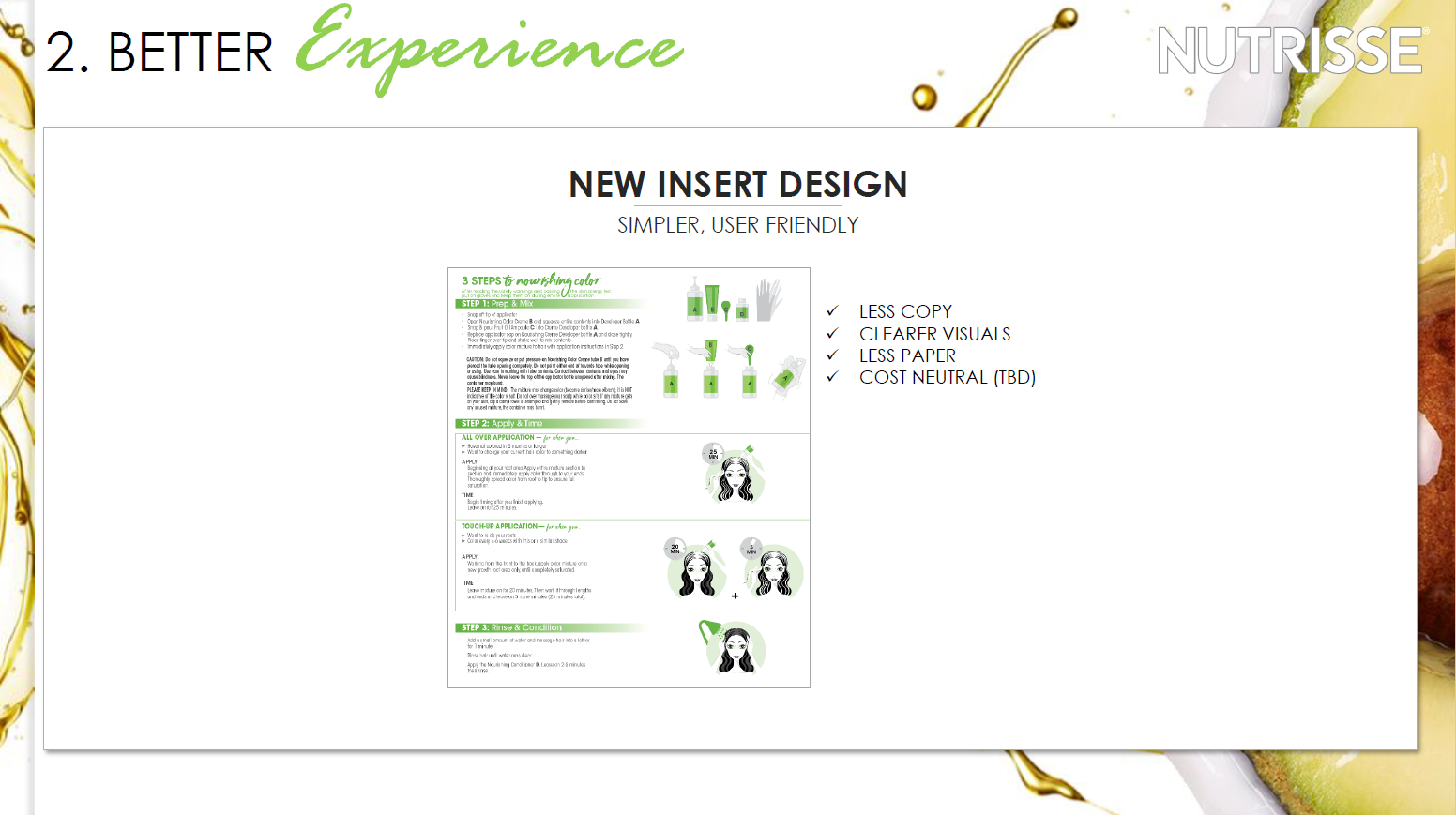  Updated, user-friendly instructions 