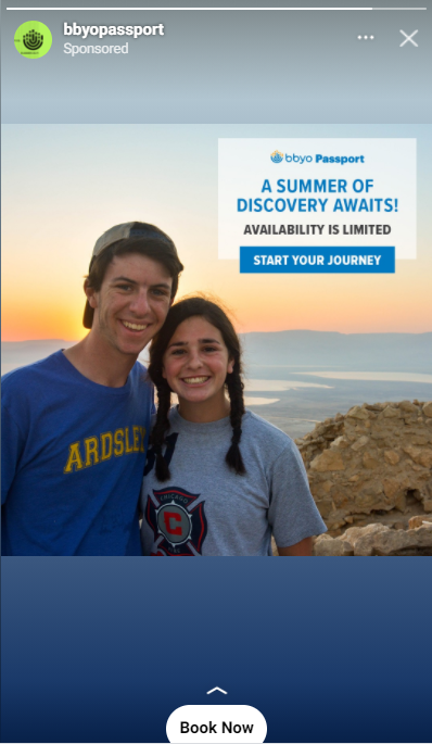  In-feed conversion campaign, targeted towards parents &amp; students that engaged with prior campaigns &amp; showed consideration through their interactions with the brand 