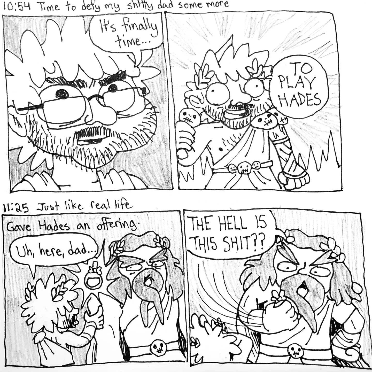 Ahhh, yes... Videro James. #hourlies #hourlycomicday