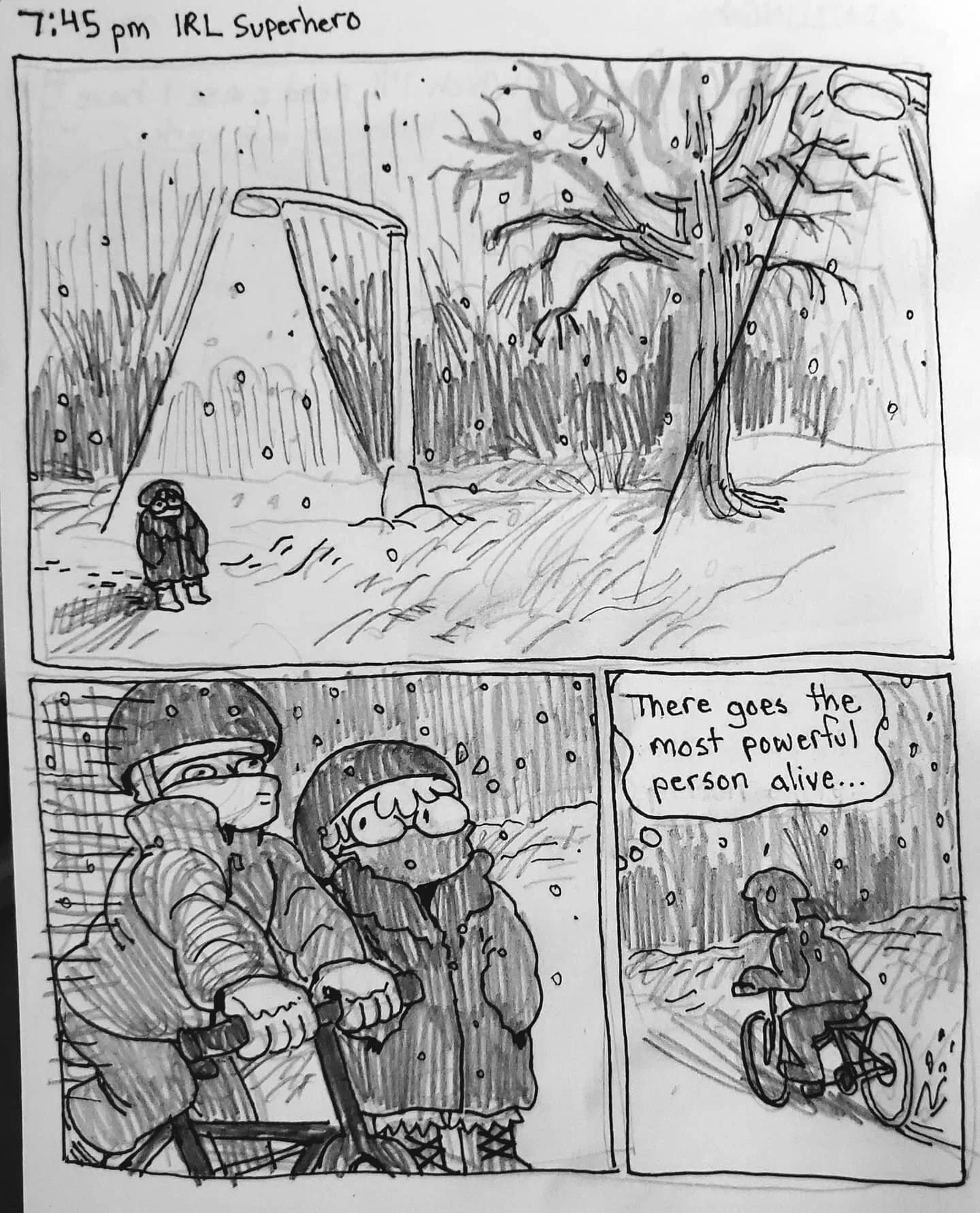 Braver than the troops. #hourlies #hourlycomicday
