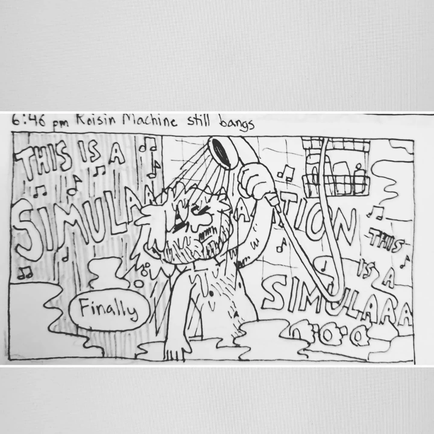 Tried to fix this one with Layout... still looks wonky but oh well. #hourlies #hourlycomicday