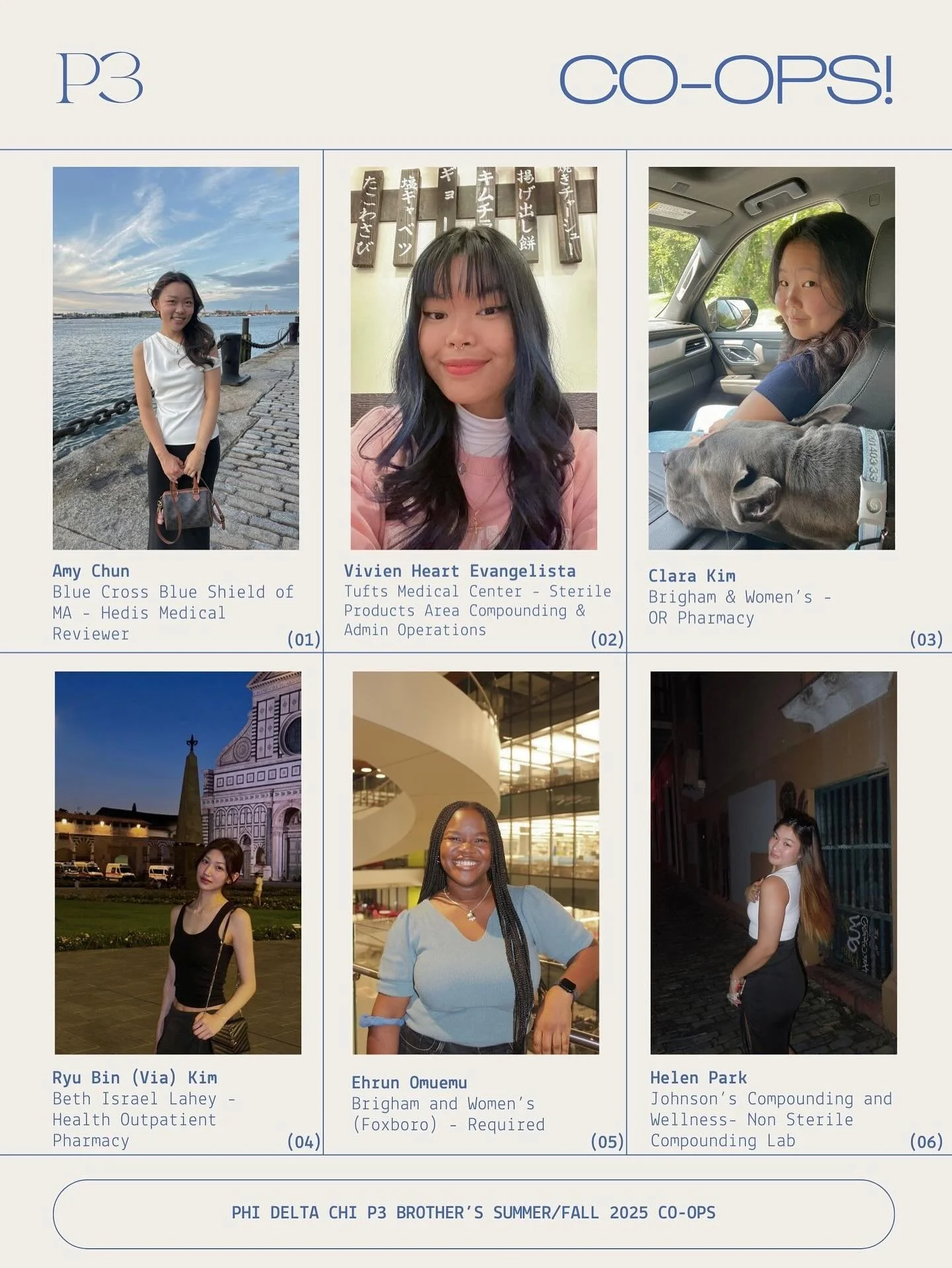 Check out where our P3s are doing their co-ops! 🔥🦁