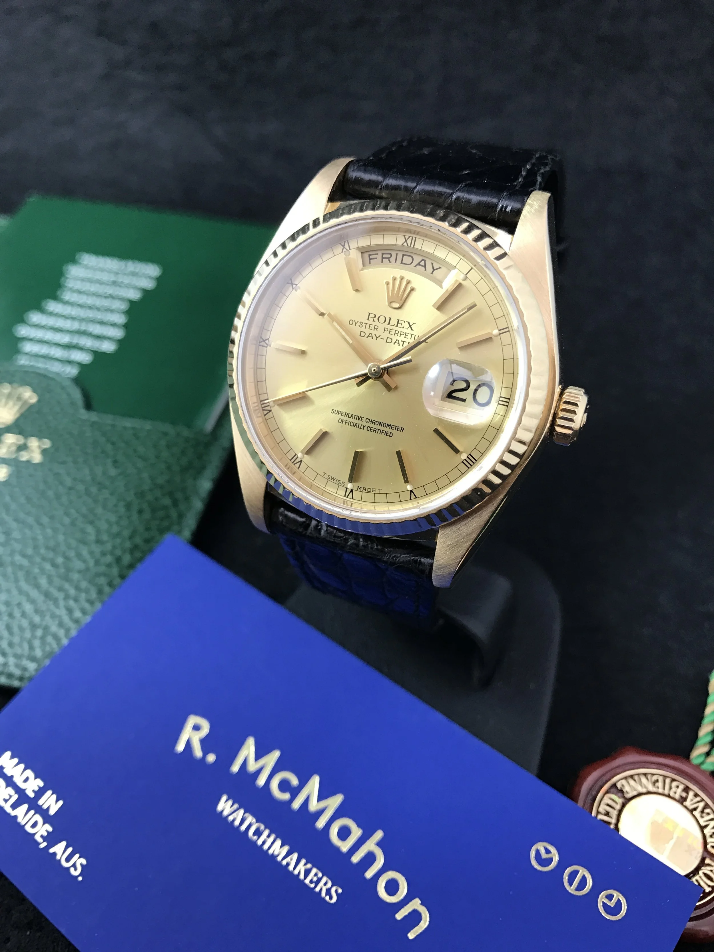 Rolex Oyster Perpetual 18K Day/date.