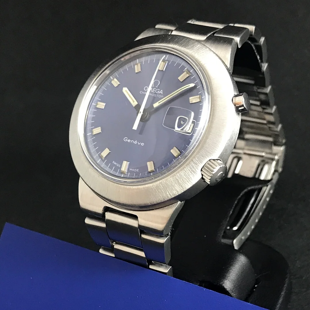 Omega Chronostop Geneve manual wind.