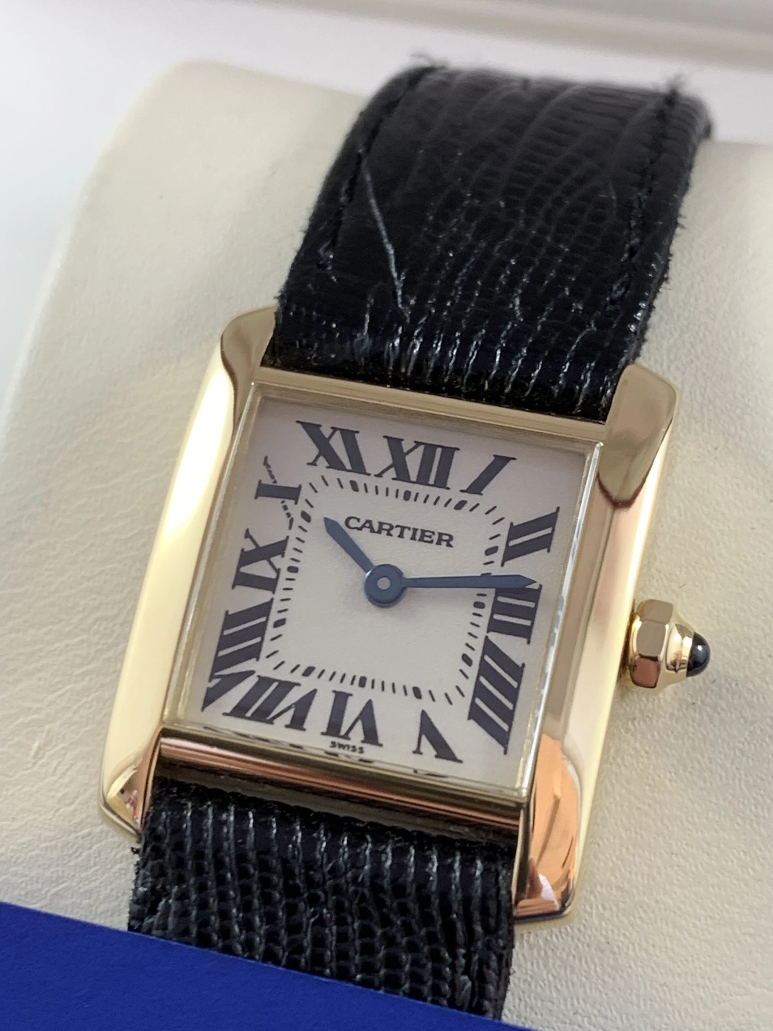 Cartier Tank Française 18K gold.