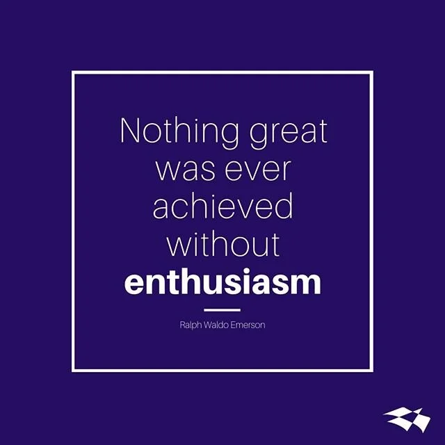 I love this quote. Perhaps because I am an eternal enthusiast and optimist.

I received this comment this week "Regardless of what you say, your relentless positivity is in itself quite the inspiration." Walking the line between positivity and pollyanna-ish is sometimes tricky. I'm a true believer in positivity breeding positivity so I'll continue to do my best to bring that to the world through my words and my work.

How are you bringing enthusiasm to your work today?

#makingchangehappen