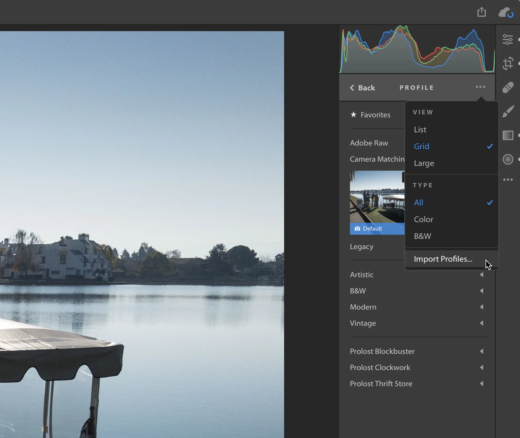 Installing Prolost Profiles for Lightroom