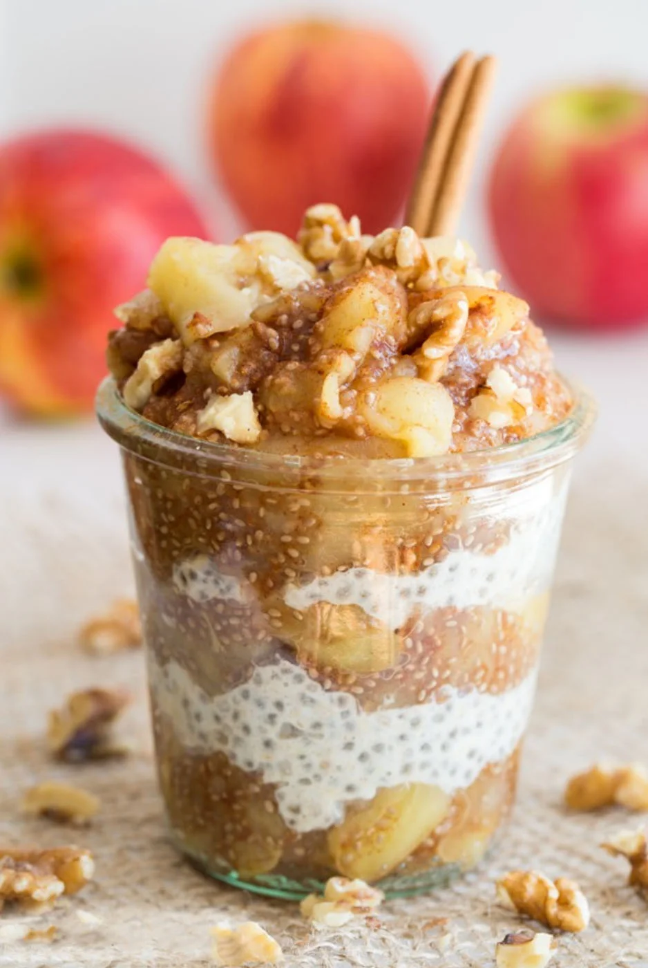 Sugar-Free Apple Pie Chia Seed Jam