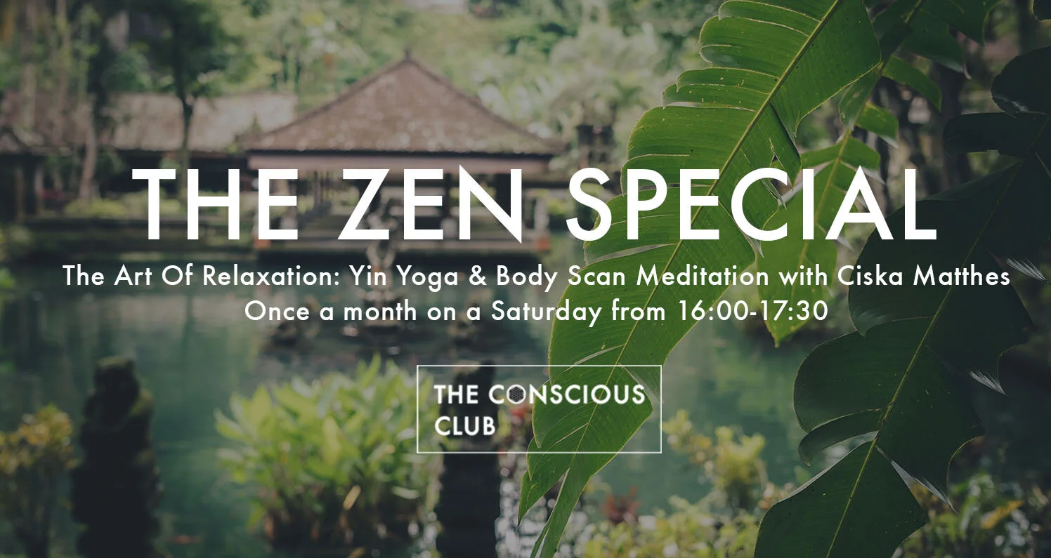 This class combines two disciplines: Yin Yoga and Body Scan meditation. The long-held poses of the restorative Yin Yoga activates your energy channels which increases body awareness. The Body Scan guides you systematically through various parts of your body. Combined, both practices increase your body awareness and improve your well-being.