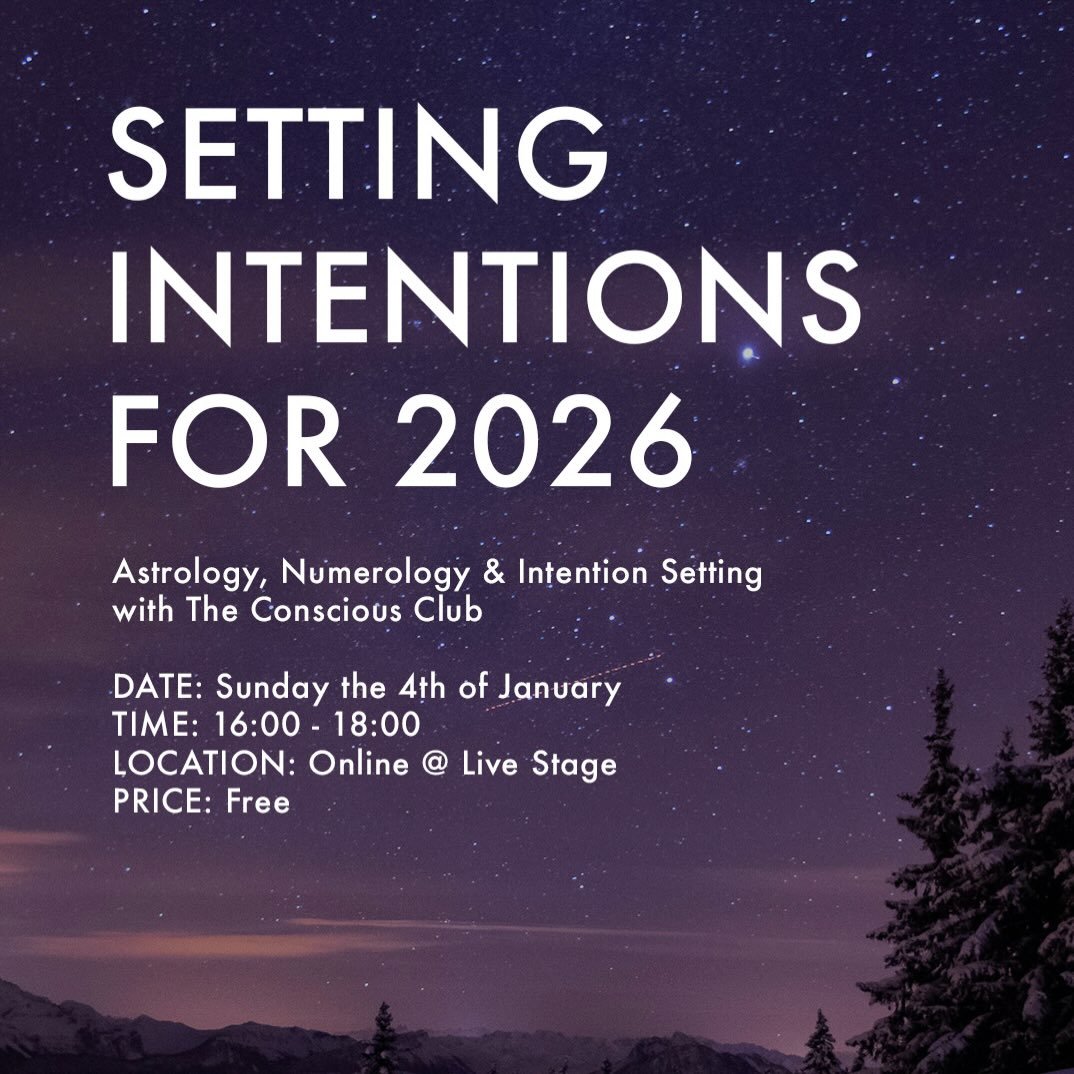 ✨ Setting Intentions For 2026 ๑ Free Afternoon of Astrology, Numerology &amp; Intention Setting ✨

The universe is giving us a fresh start! As we move into 2026, we enter a Numerology Year 1, the perfect moment for planting seeds of intention and bui