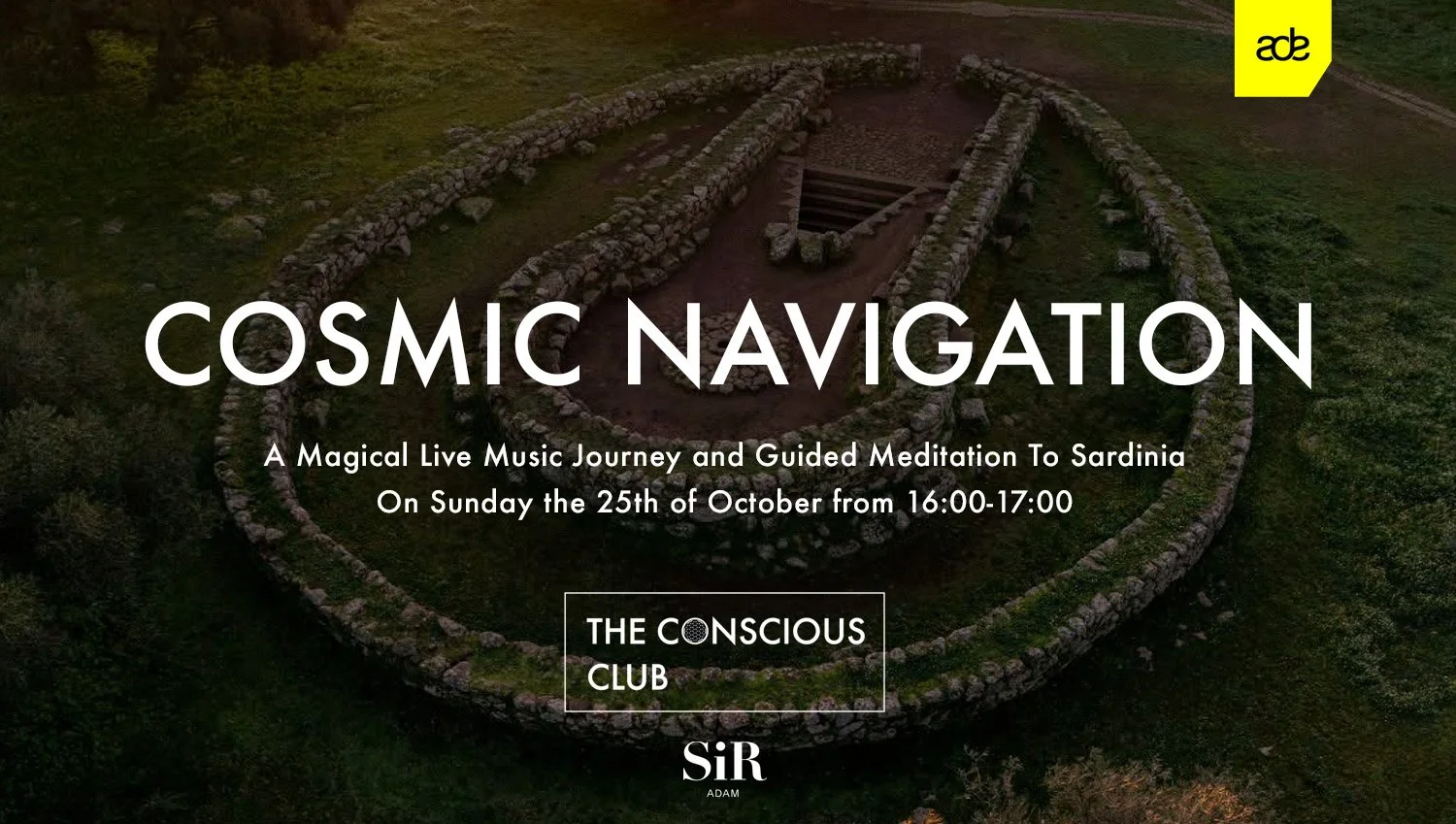 ADE - Cosmic Navigation ๑ Sound Journey &amp; Guided Meditation To Sardinia