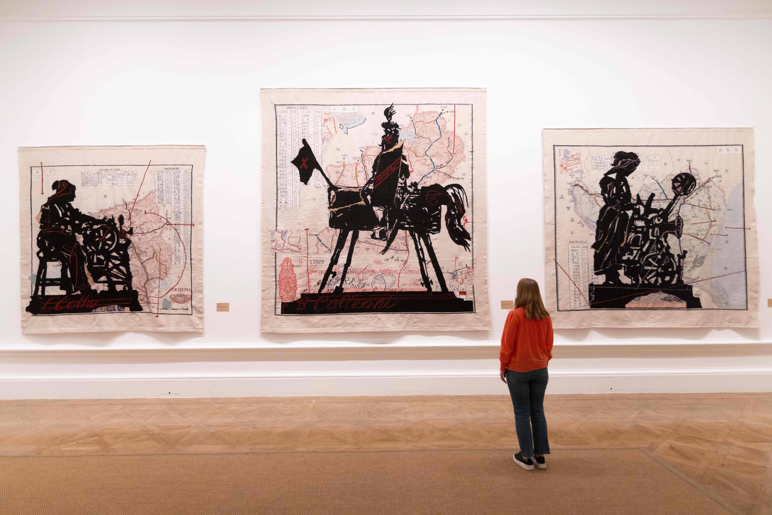  Gallery view of the William Kentridge exhibition at the Royal Academy of Arts, London, from 24 September - 11 December 2022. © William Kentridge. Photo: © Royal Academy of Arts, London / David Parry 