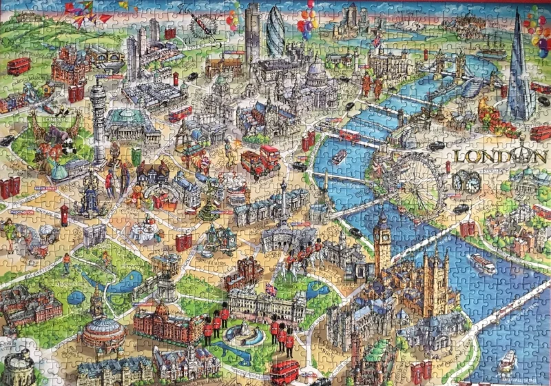 Gibson's 1000 piece London jigsaw.