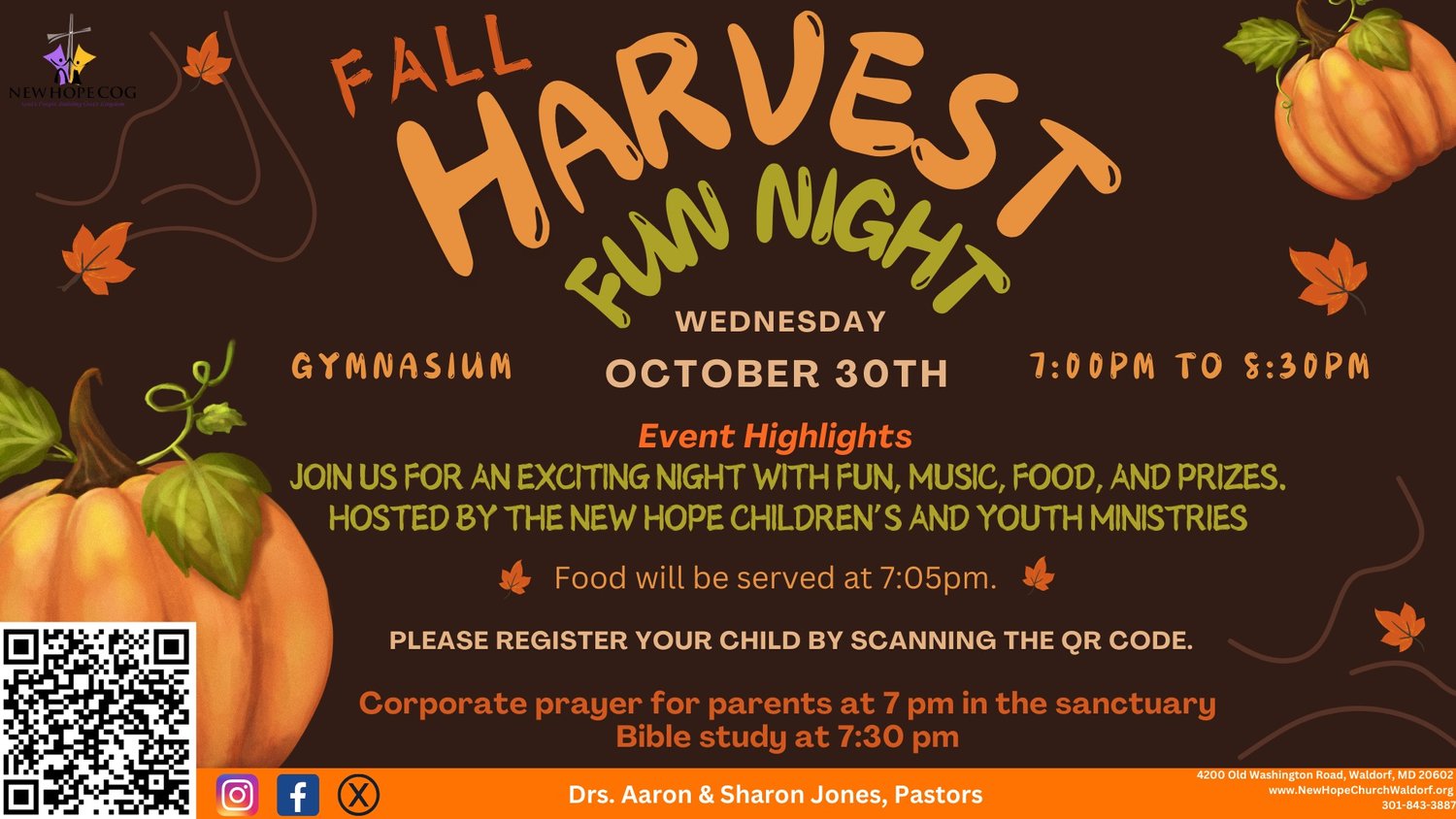 New Hope Events Schedule — New Hope Church