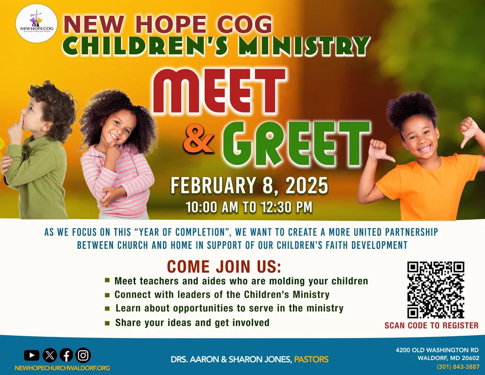 New Hope Events Schedule — New Hope Church